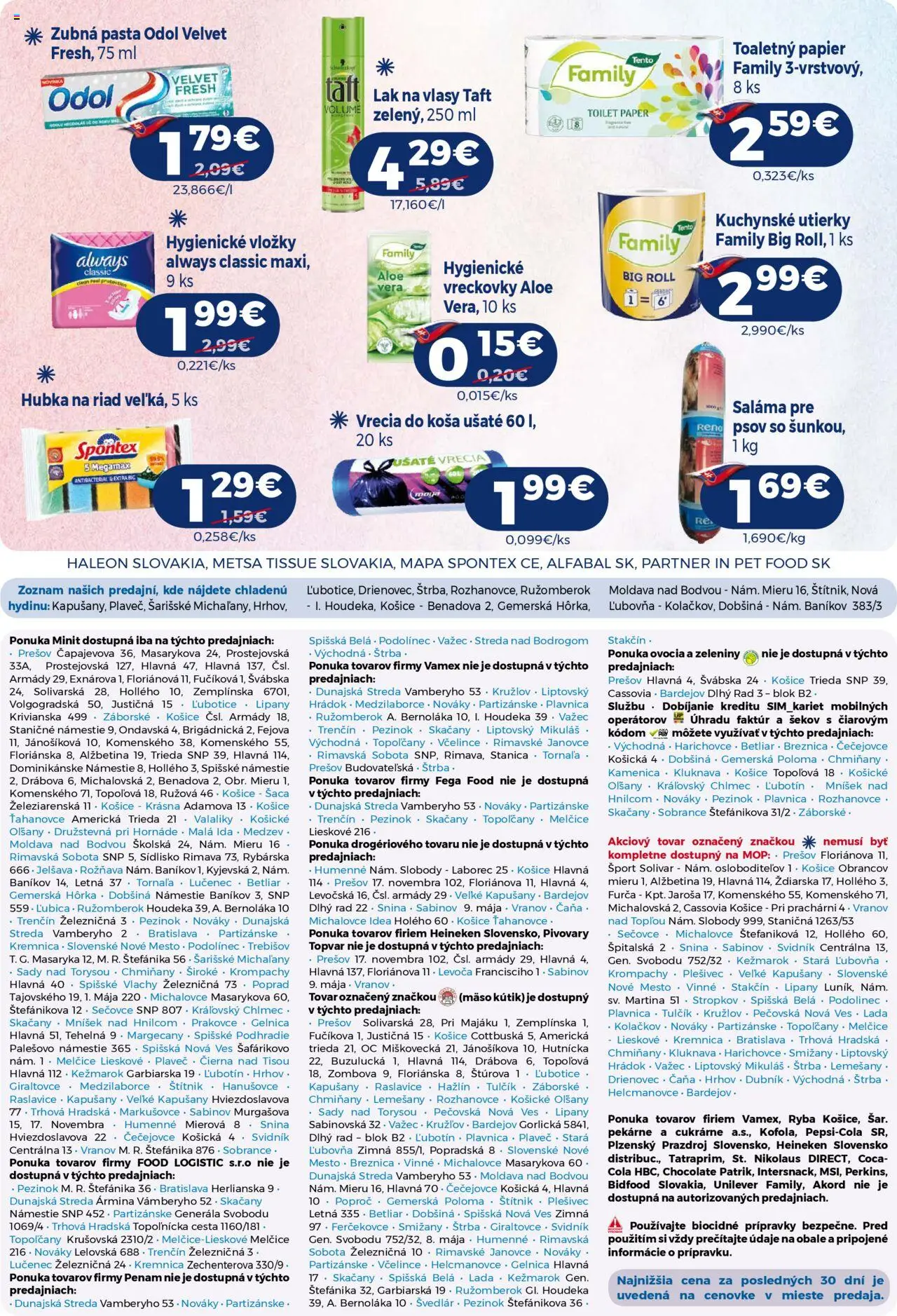 Nové Milk Agro akcie – leták je platný od 10.09.2025 | Strana: 11 | Produkty: Mop, Toaletný papier, Lak na vlasy, Cola
