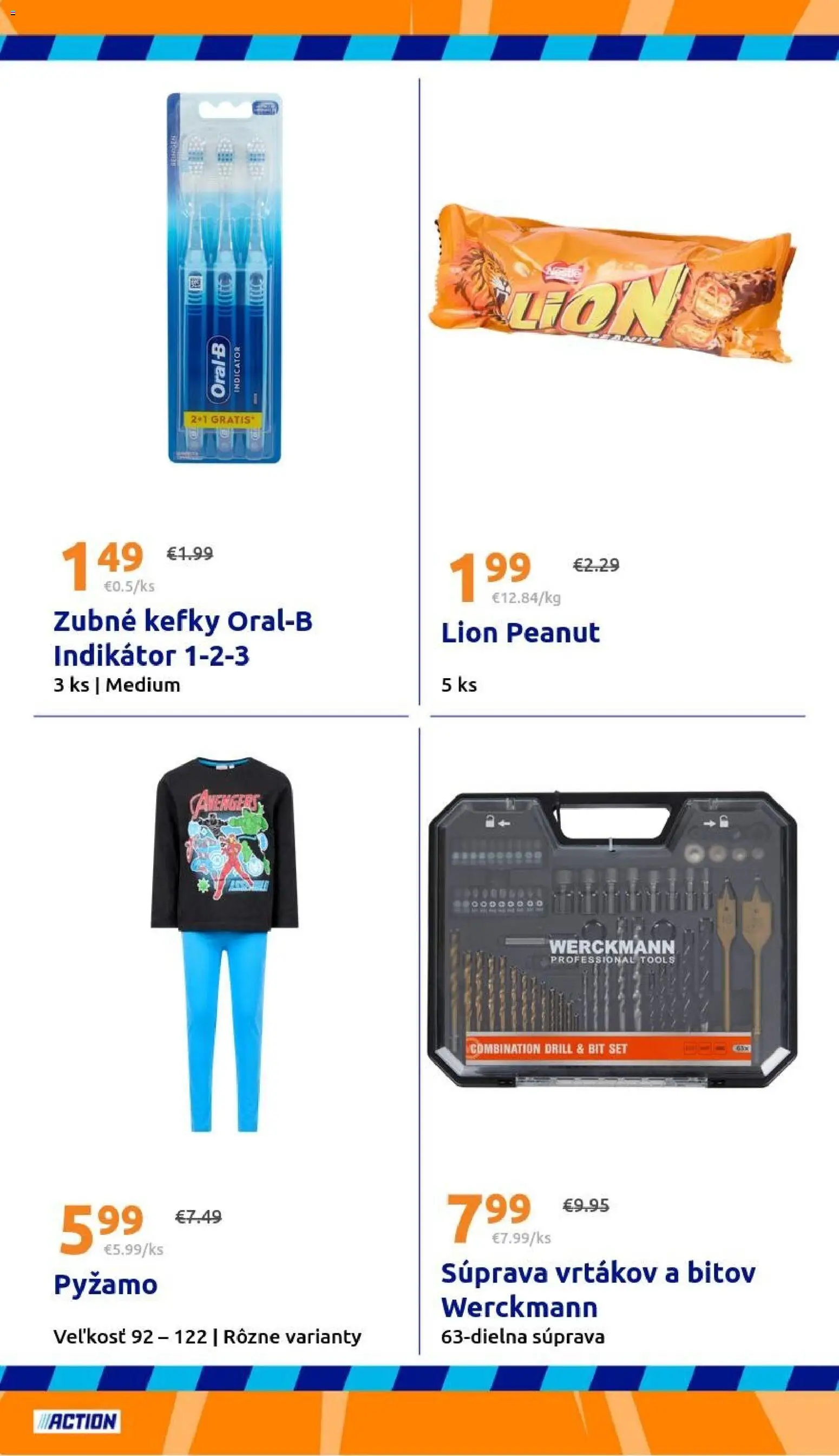 Nové Action akcie – leták je platný od 31.12.2025 | Strana: 22 | Produkty: Pyžamo
