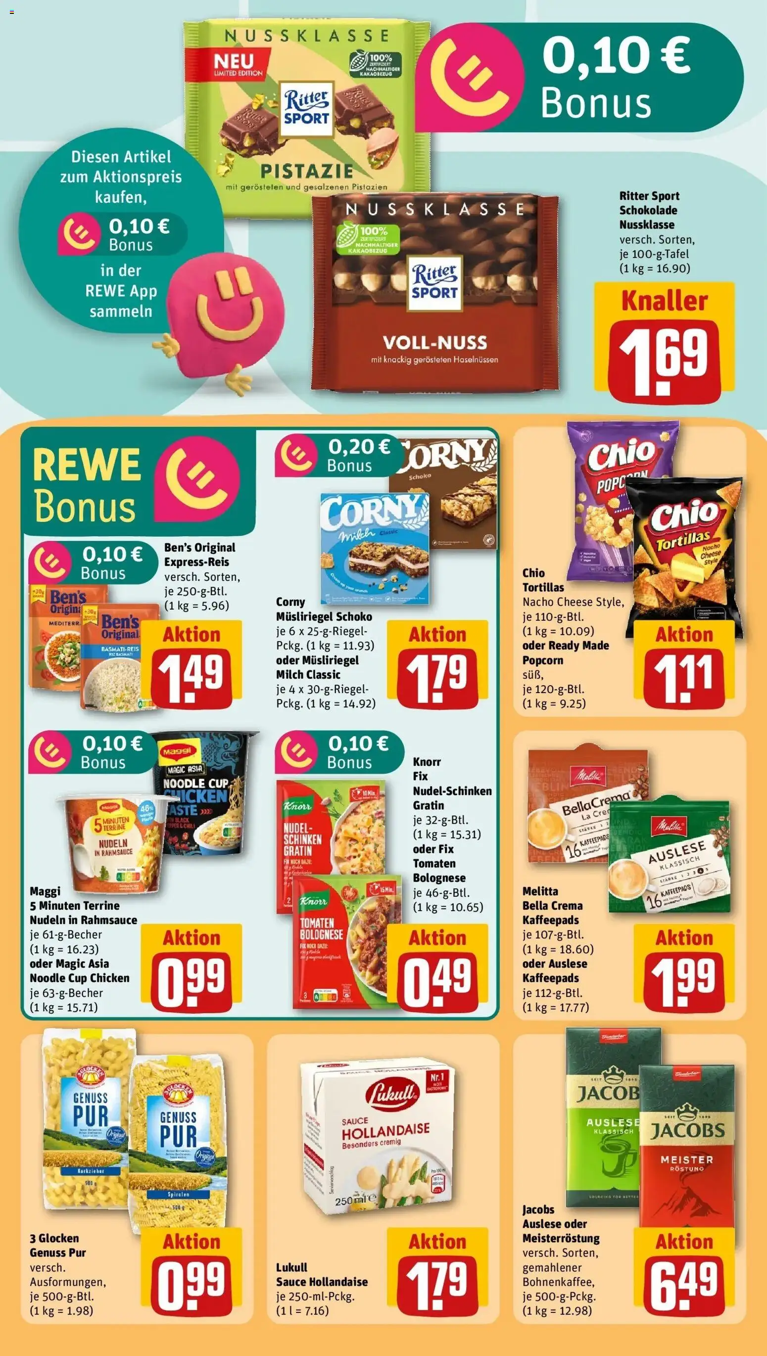 Rewe Prospekt Berlin / Lichtenberg	 – gültig ab 05.04.2026 | Seite: 12 | Produkte: Knorr fix, Maggi, Reis, Nudeln