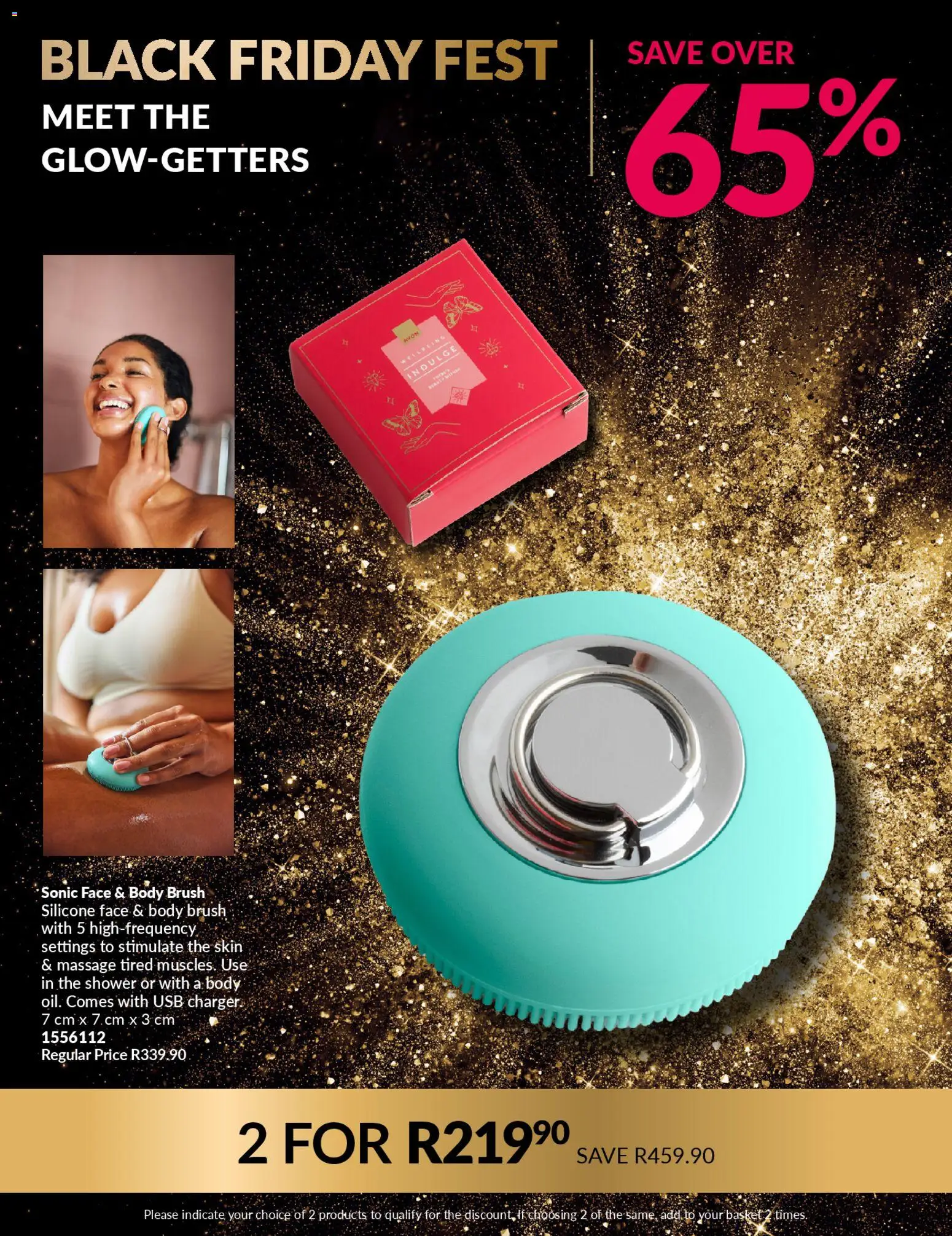 New Avon catalogue – valid from 28.11.2025 | Page: 27 | Products: USB, Shower, Basket, Brush