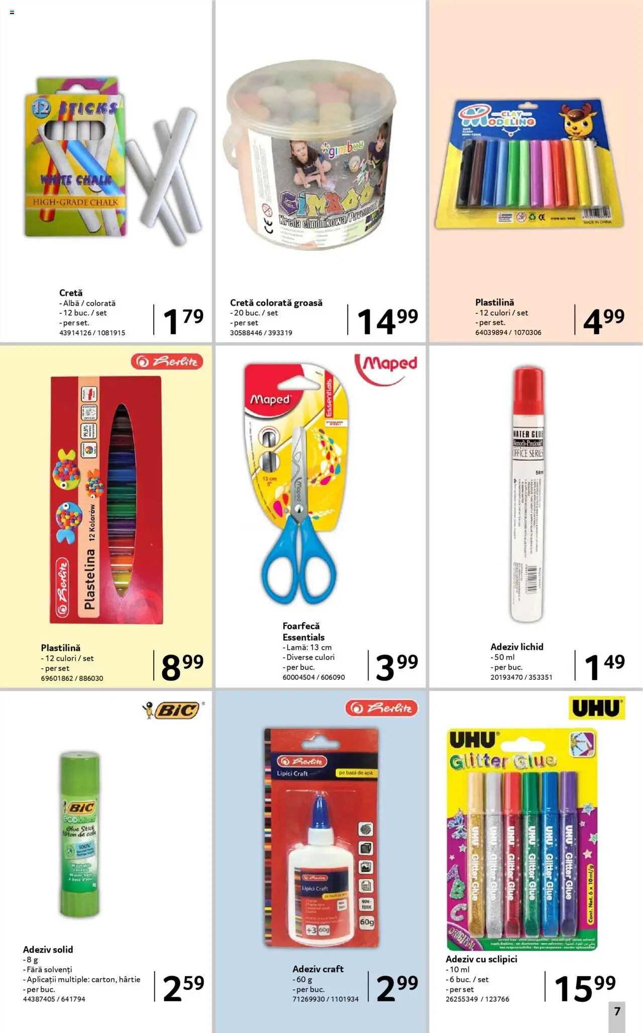 Catalog Selgros - Școala  – valabil de la 08.08.2025 | Pagină: 7 | Produse: Adeziv