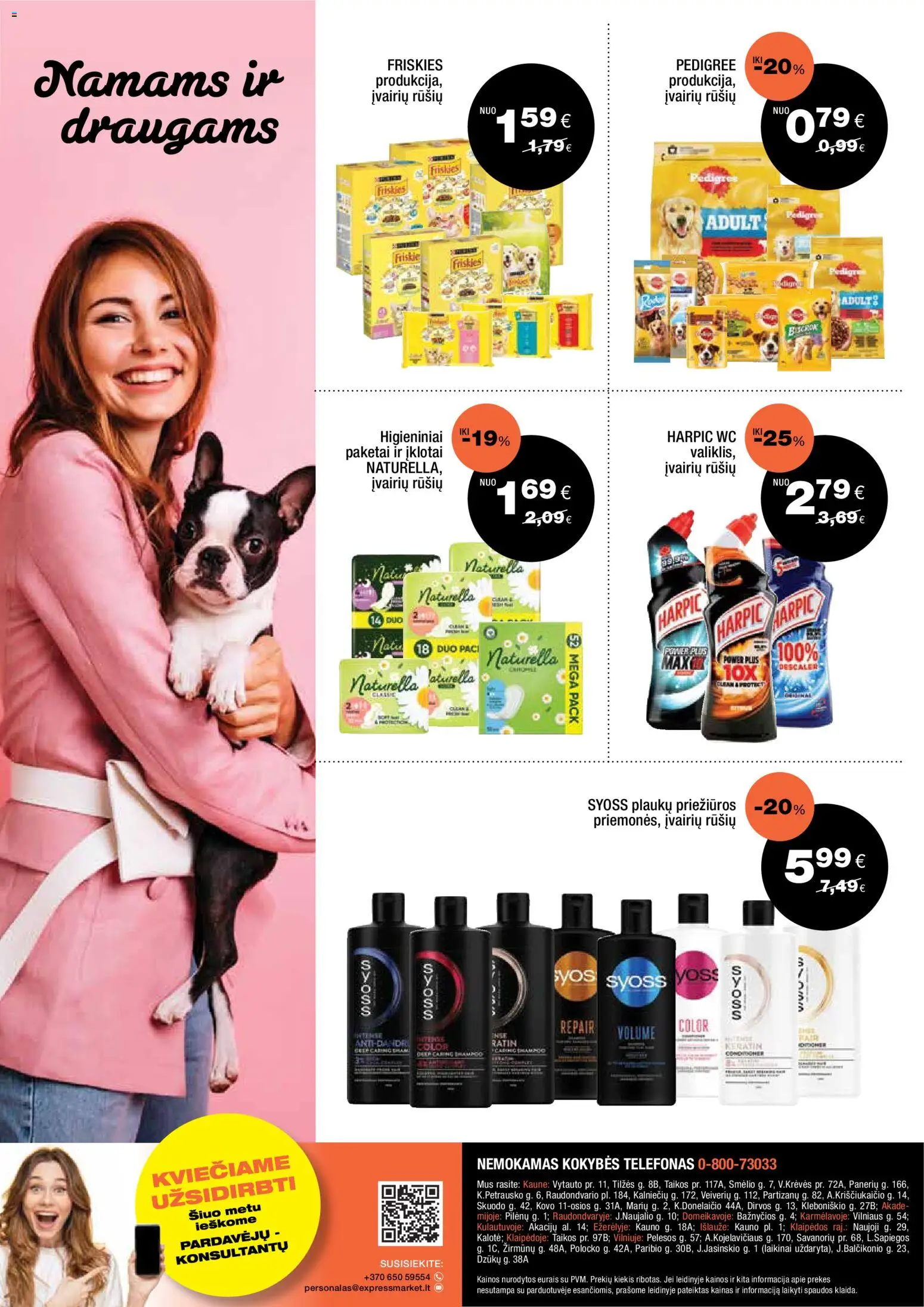 Express market akcijos nuo 29.03.2026 | Puslapis: 8 | Prekių: Telefonas, Wc