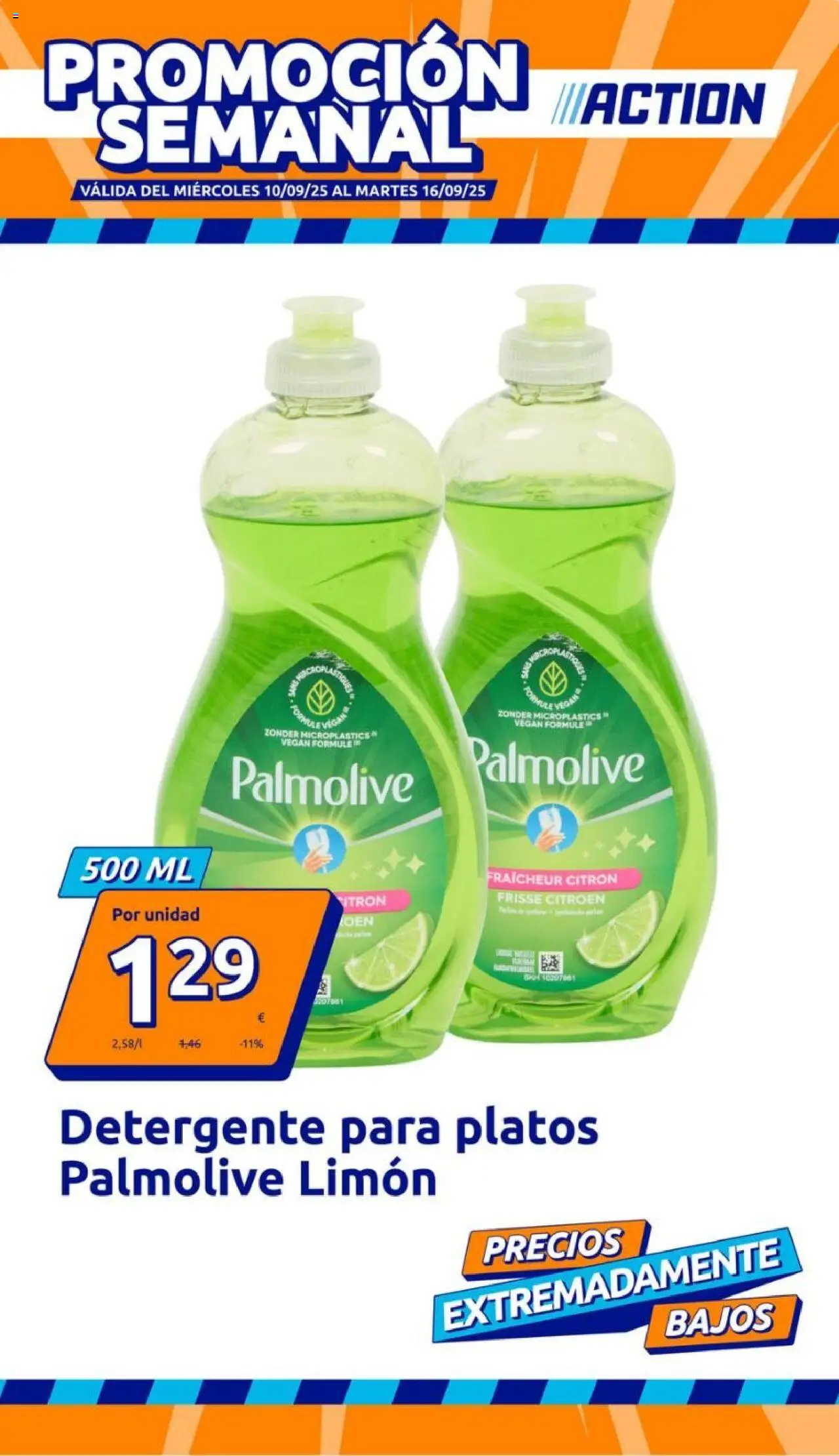Action - Action ES week 37 2025 │ válido desde el 10.09.2025 | Página: 1 | Productos: Detergente