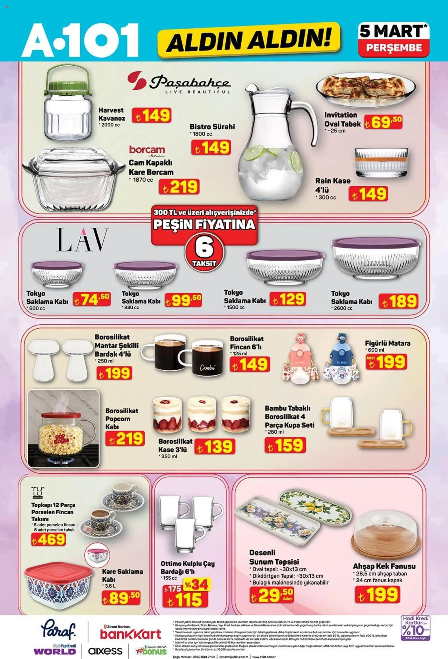 A101 Katalog - Aldın Aldın - 05.03.2026 tarihinden itibaren geçerlidir | Sayfa: 8 | Ürünler: Kaşe, Çay, Zselatin, Mantar