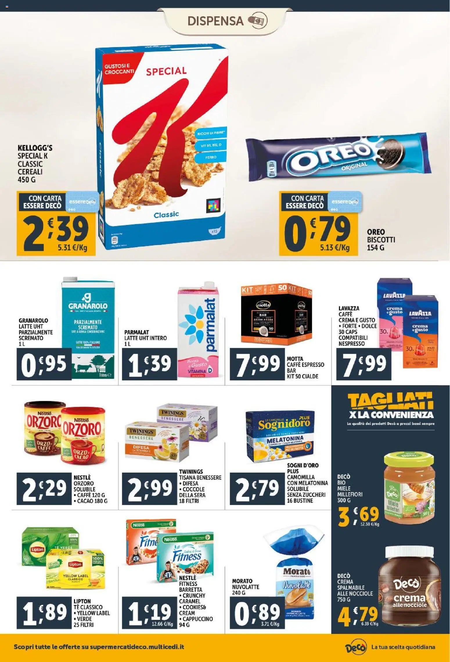 Volantino Decò del 30.01.2026 | Pagina: 12 | Prodotti: Caffè, Tè, Nocciole, Barretta
