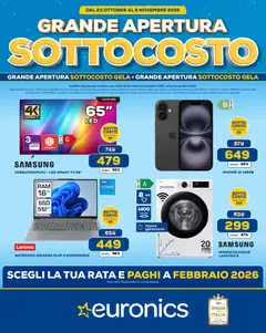Anteprima del volantino Euronics Gela catalogo valido a partire dal 23.10.2025