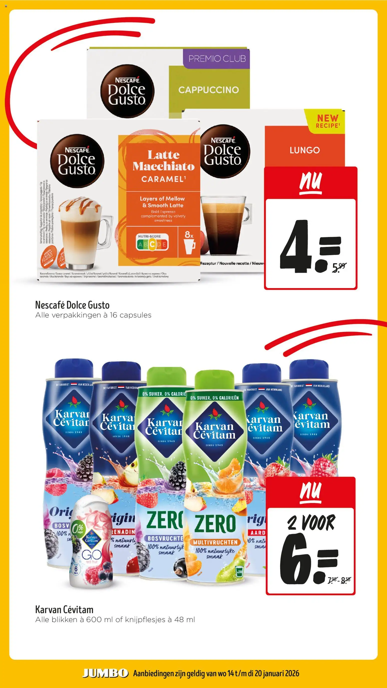 {H1} | Pagina: 16 | Producten: Nescafe, Cappuccino