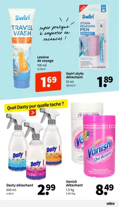 Wibra - Prévisualisation de Wibra catalouge valide à partir de 13.04.2026 | Page: 10 | Produits: Store, Stylo, Lessive, Vin