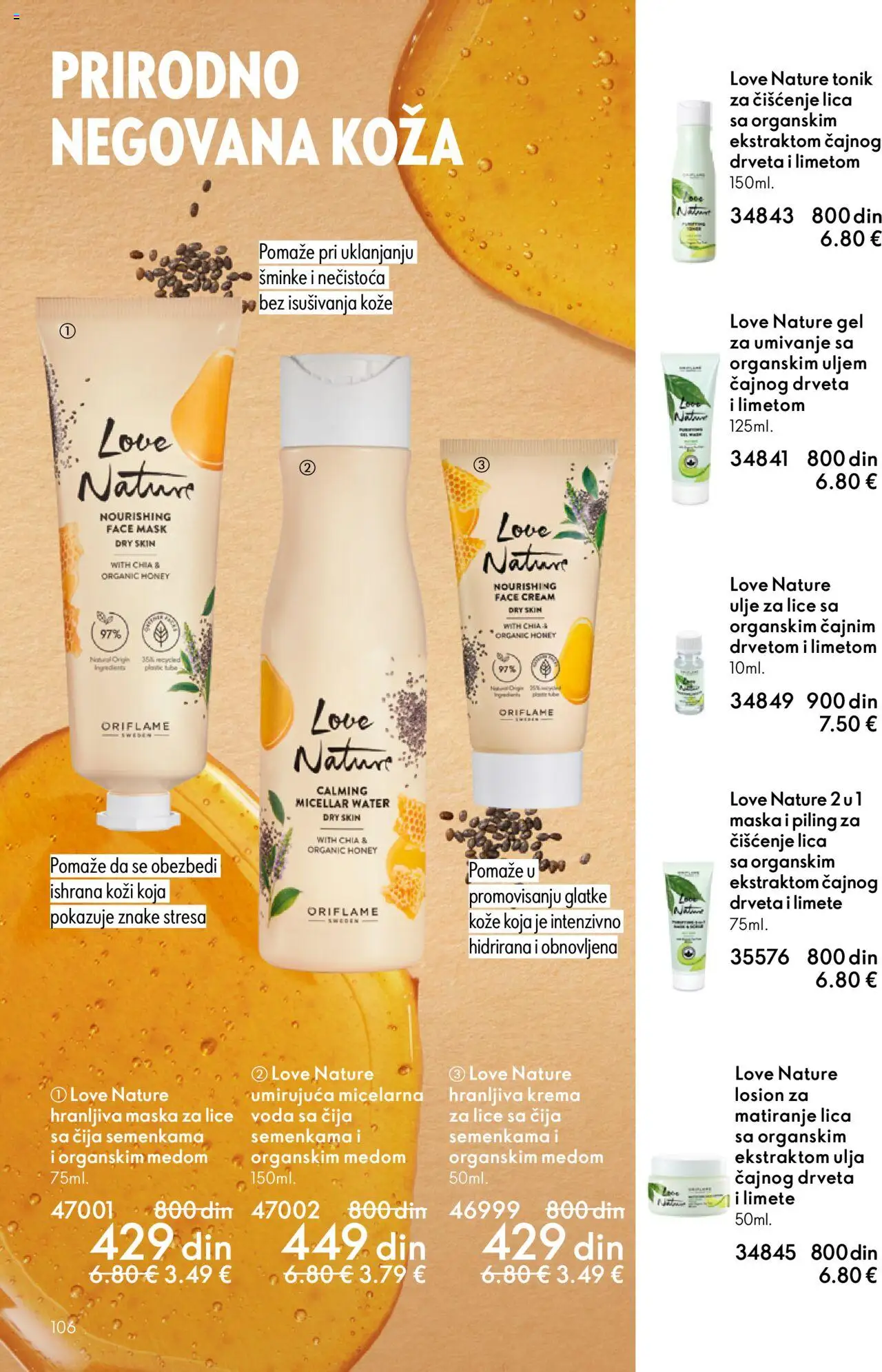Oriflame katalog - važi od 08.10.2025 | Strana: 106 | Proizvode: Voda, Krema, Maska, Tonik