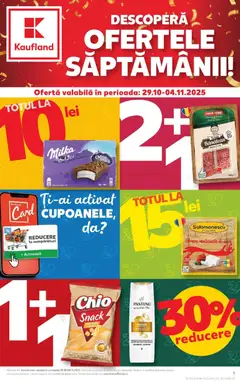 Ofertele Kaufland valabile de la 29.10.2025