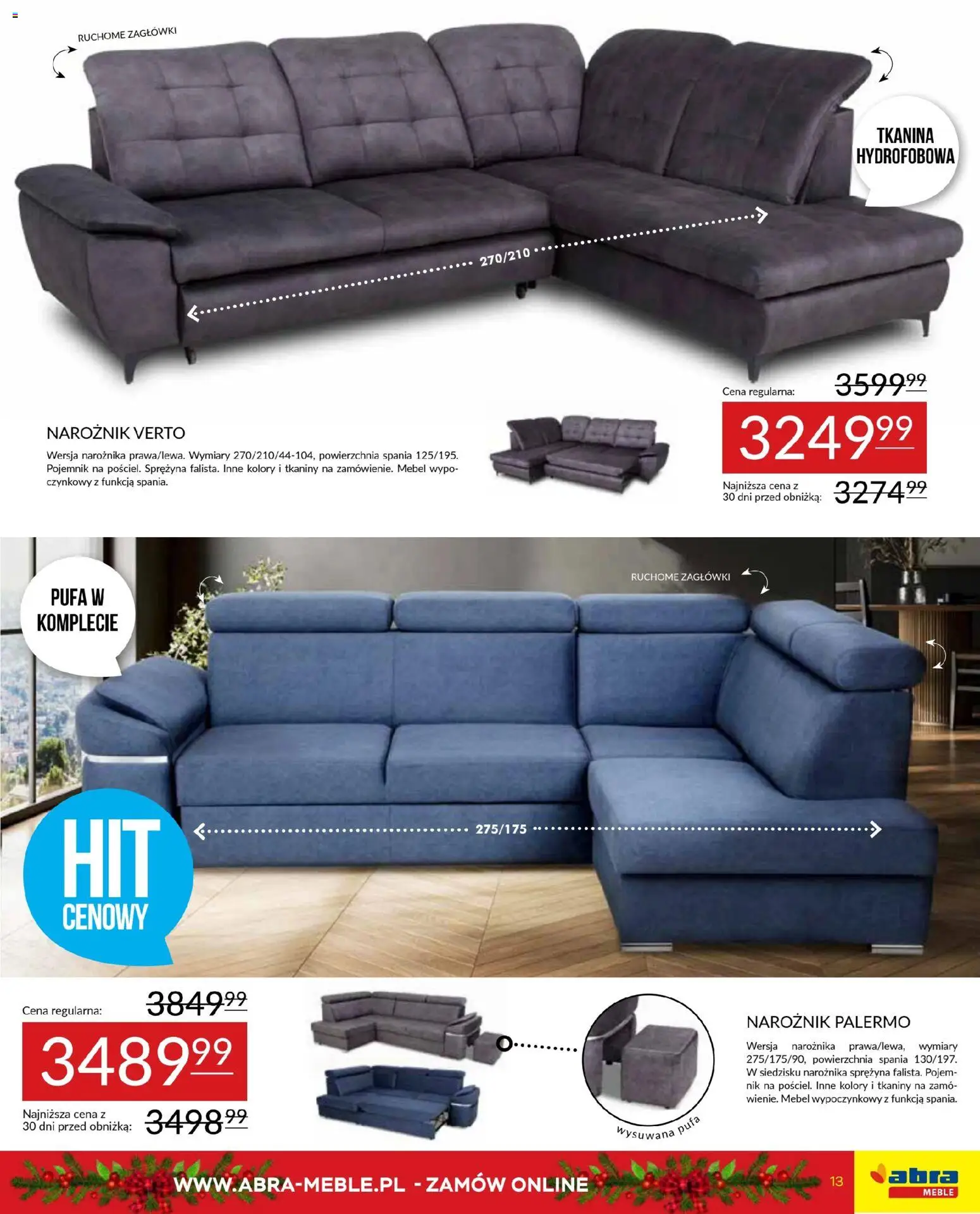 Abra meble Gazetka od 03.12.2025 | Strona: 13