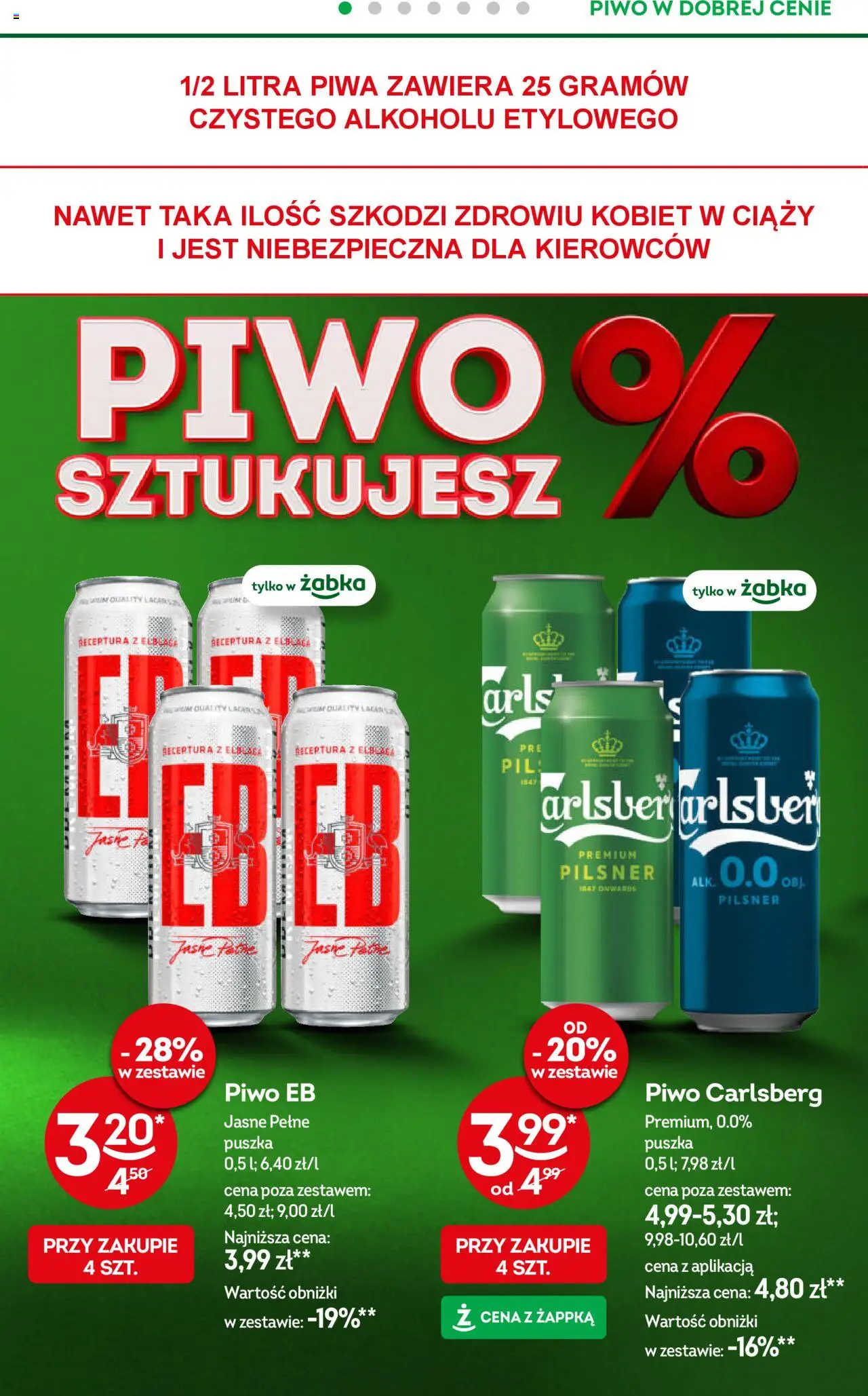 Żabka Gazetka od 24.09.2025 | Strona: 35 | Produkty: Piwo, Heineken