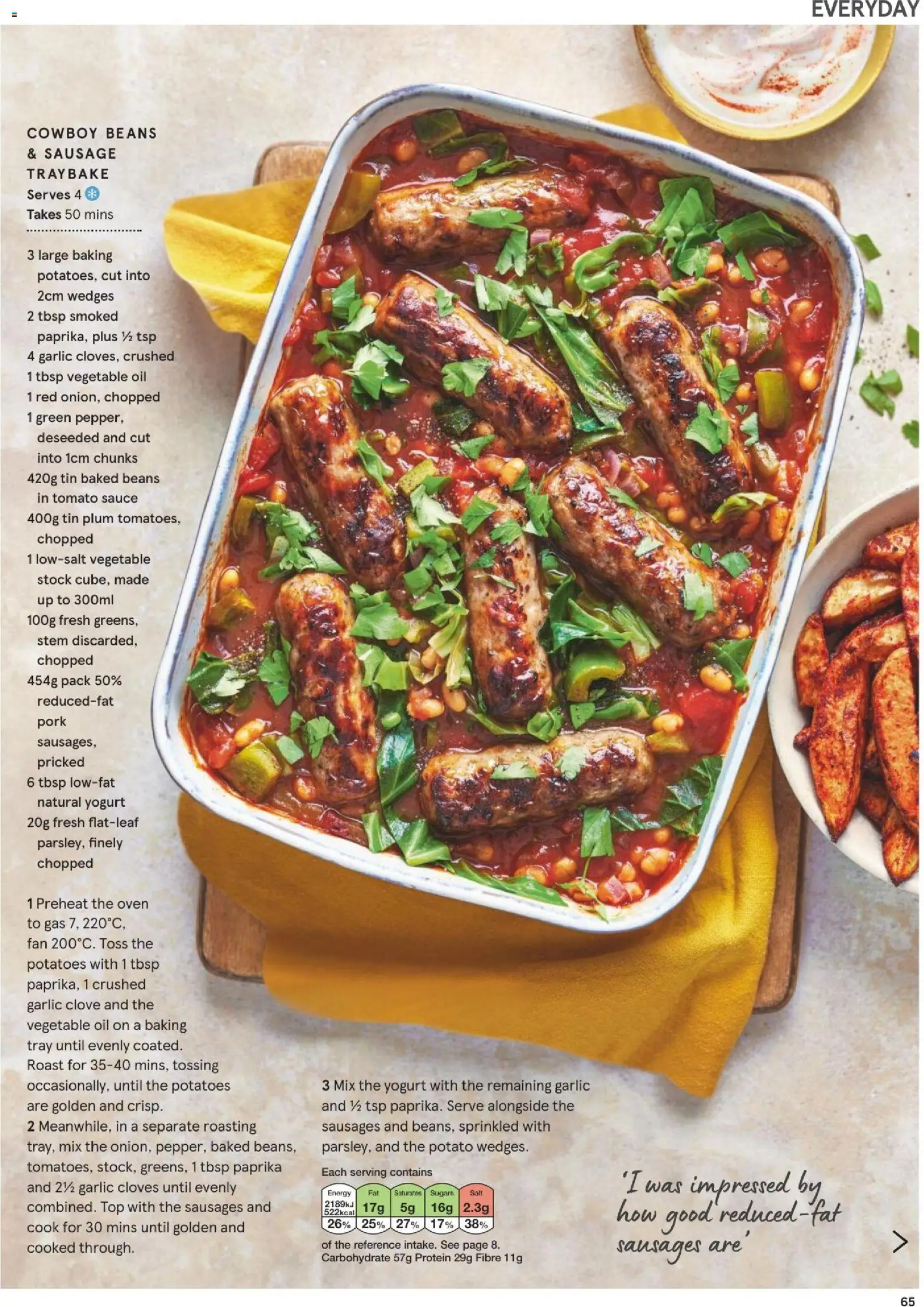 {H1} | Page: 65 | Products: Garlic, Yogurt, Pork, Sausages