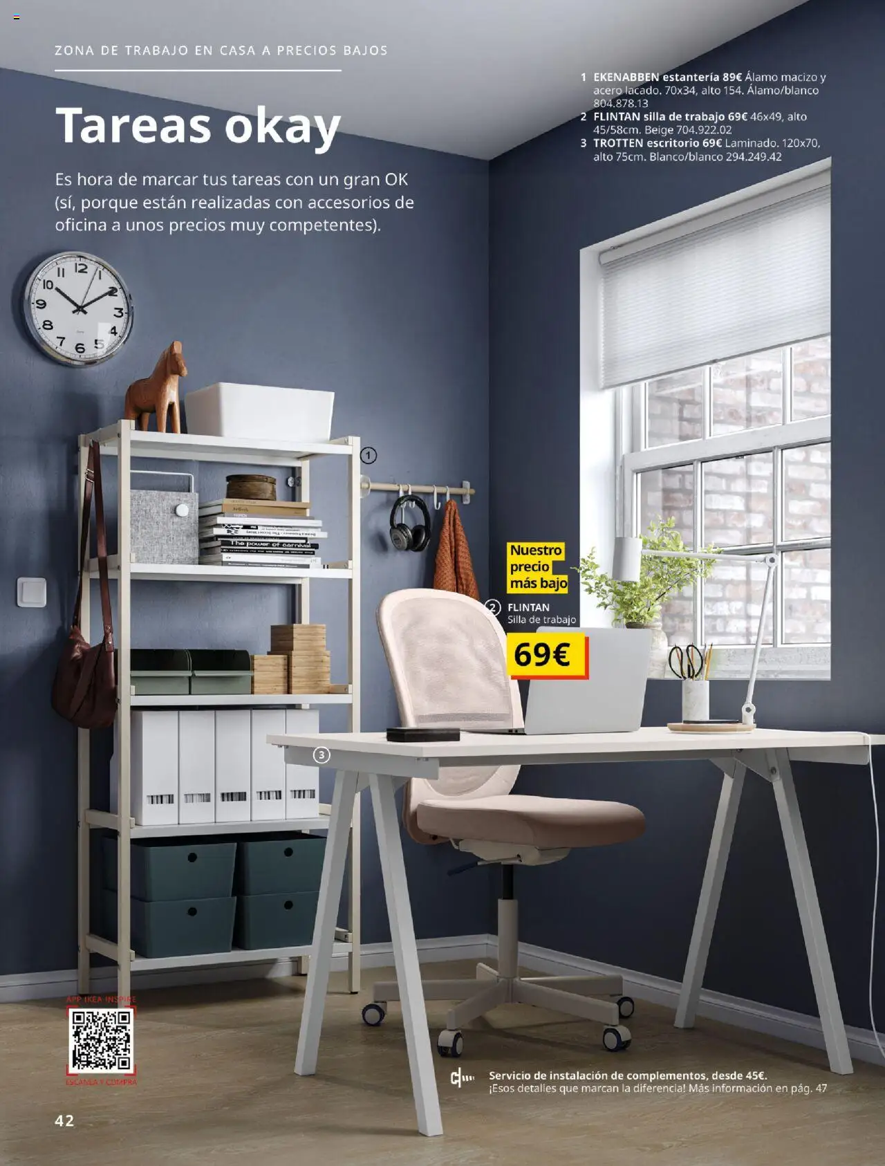 Catálogo IKEA Precios bajos.  │ válido desde el 01.09.2025 | Página: 42 | Productos: Silla