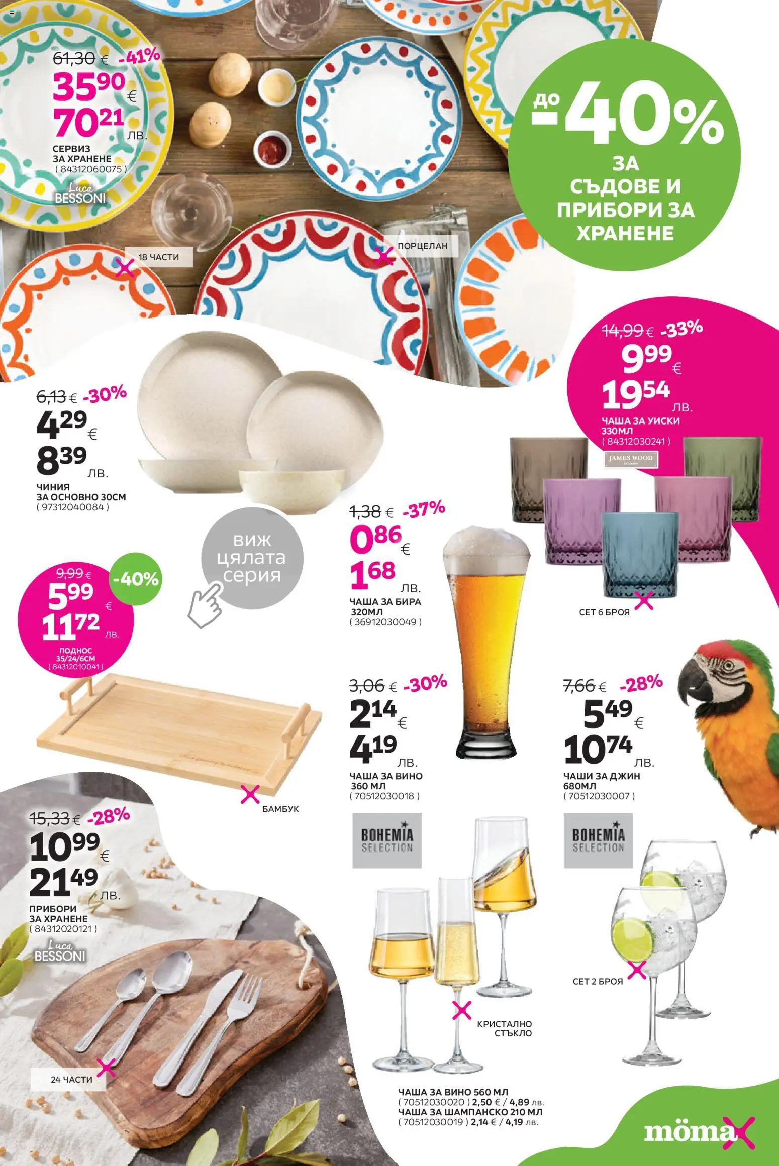 {H1} | Страница: 19 | Продукти: Чиния, Чаша, Джин, Вино