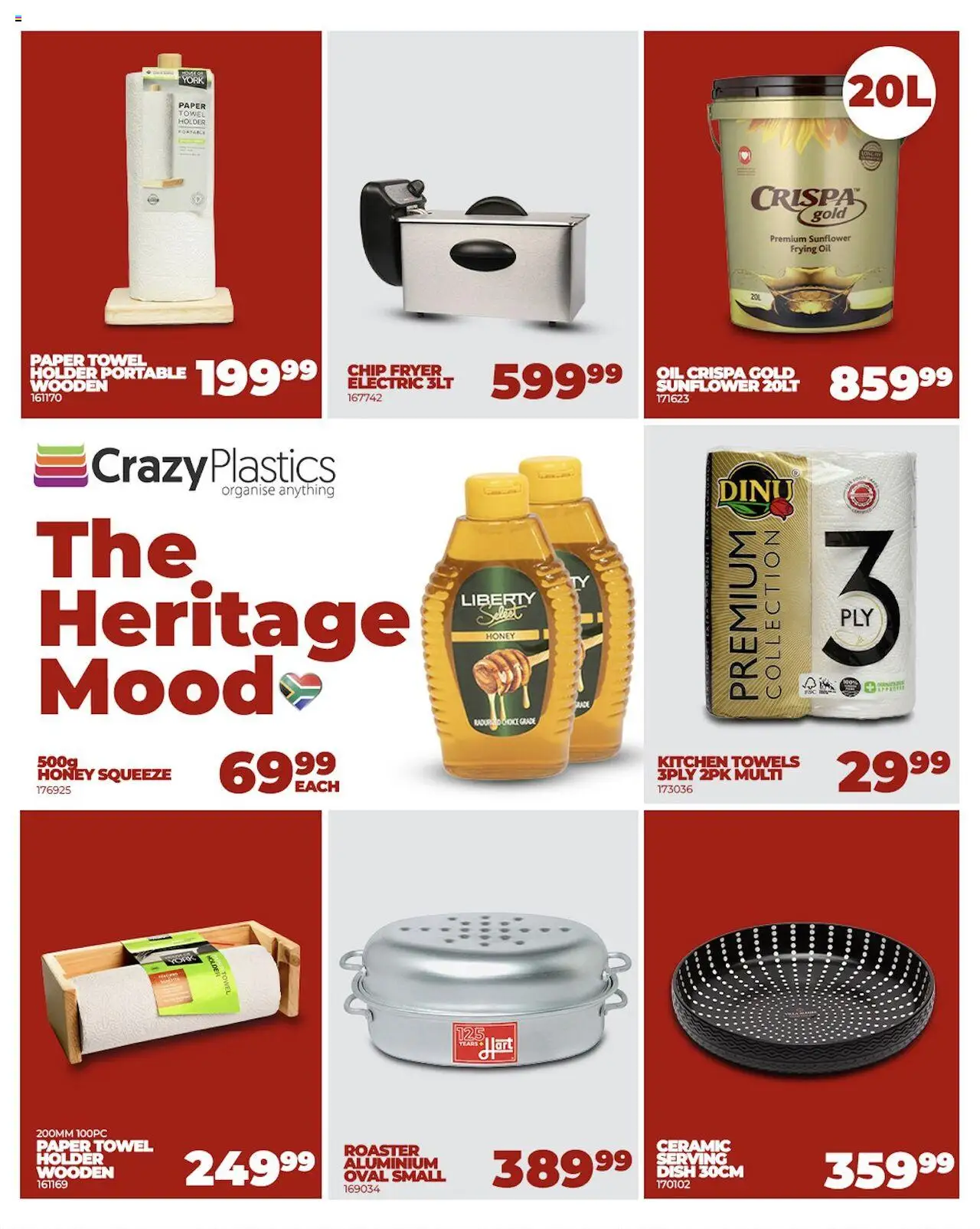 New Crazy Plastics catalogue – valid from 26.09.2025 | Page: 1 | Products: Art, Fryer, Oil, Paper