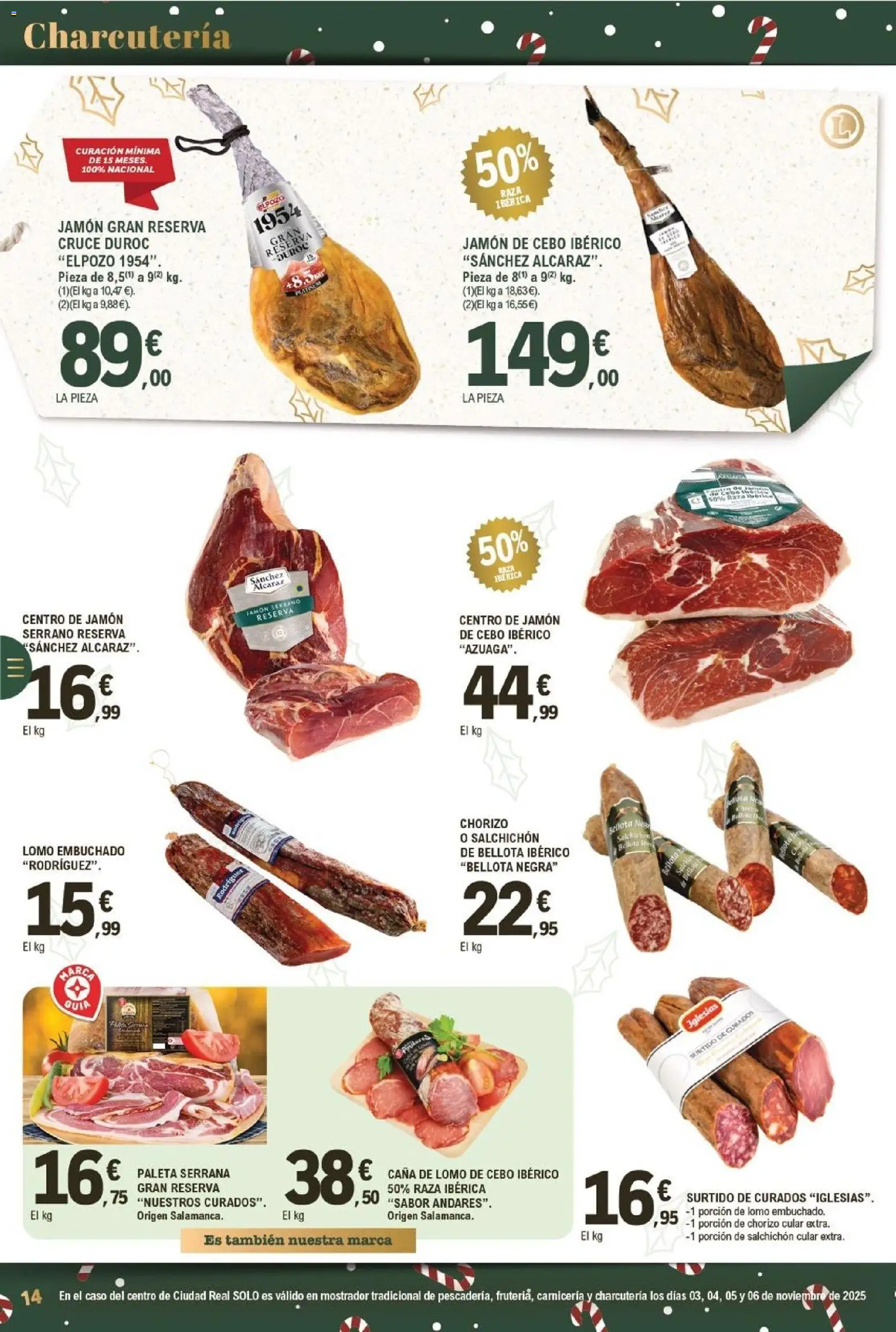 E.Leclerc folleto │ válido desde el 03.12.2025 | Página: 14 | Productos: Jamón