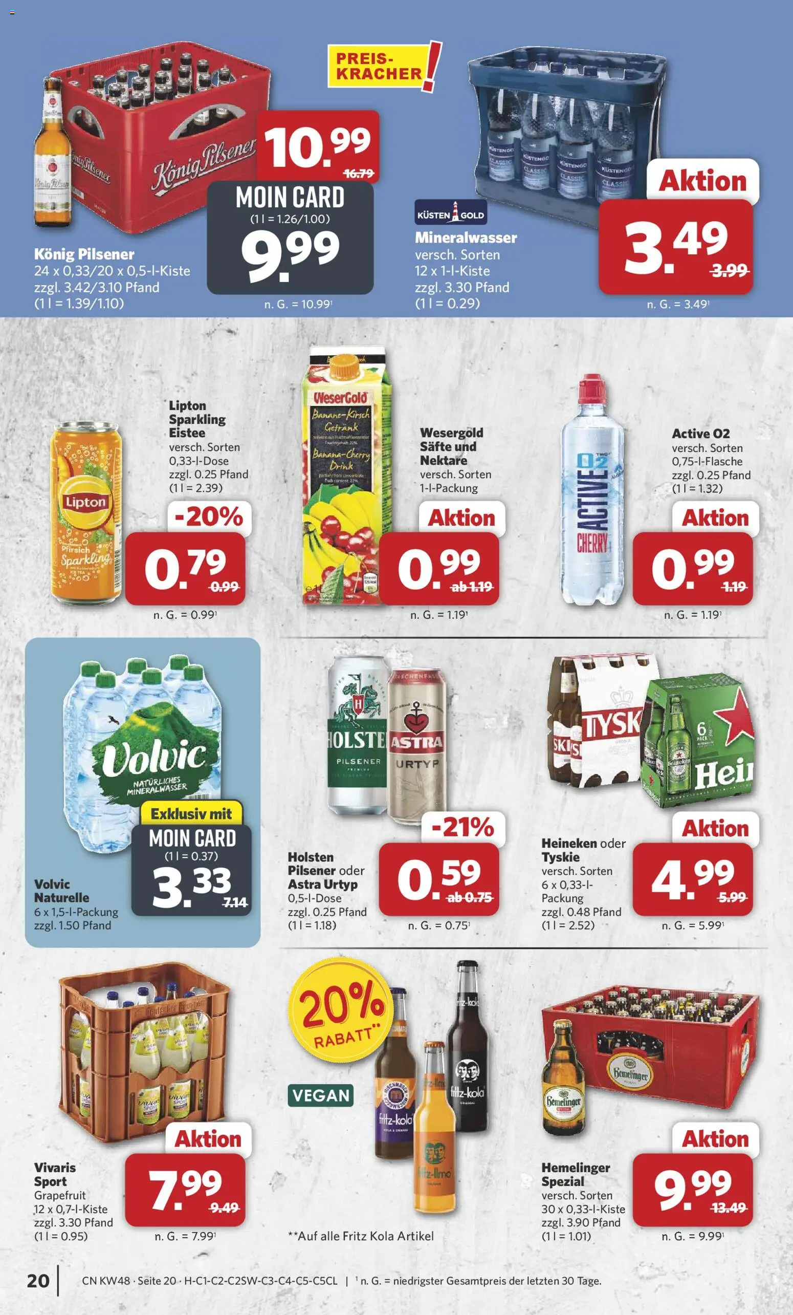 Combi - Black Friday – gültig ab 24.11.2025 | Seite: 21 | Produkte: Fritz kola, Mineralwasser, Heineken, Grapefruit
