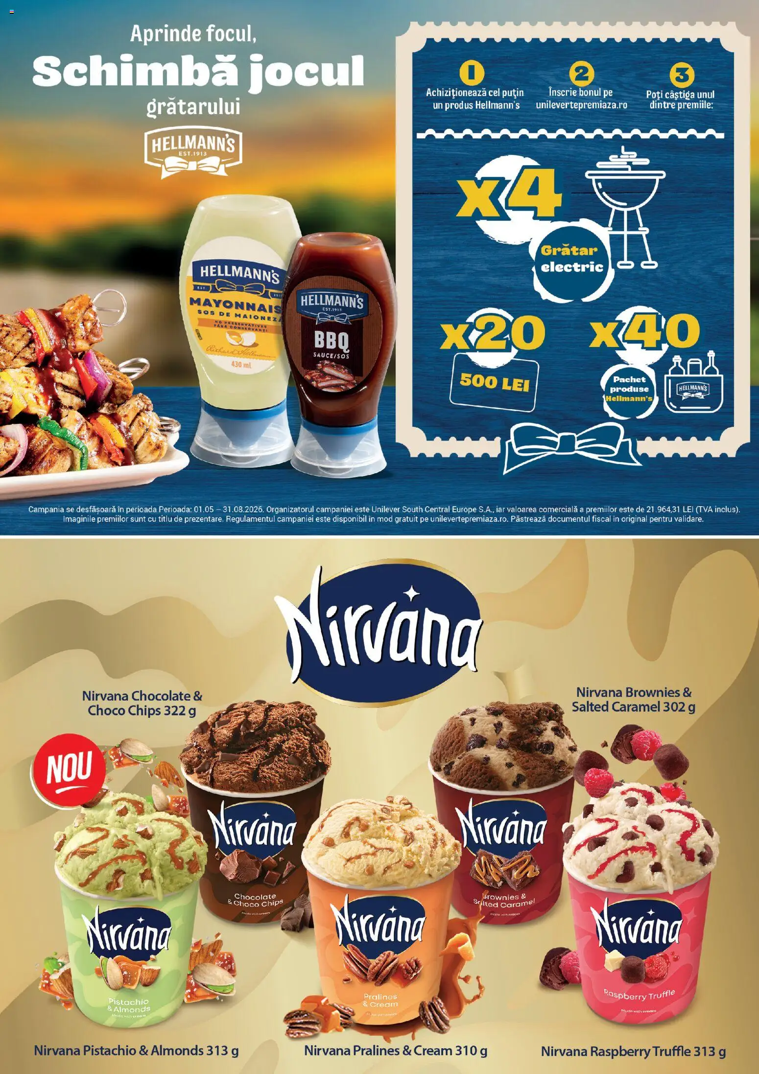Noul catalog Mega Image – valabil de la 23.04.2026 | Pagină: 32 | Produse: Grătar, Maioneză, Sos