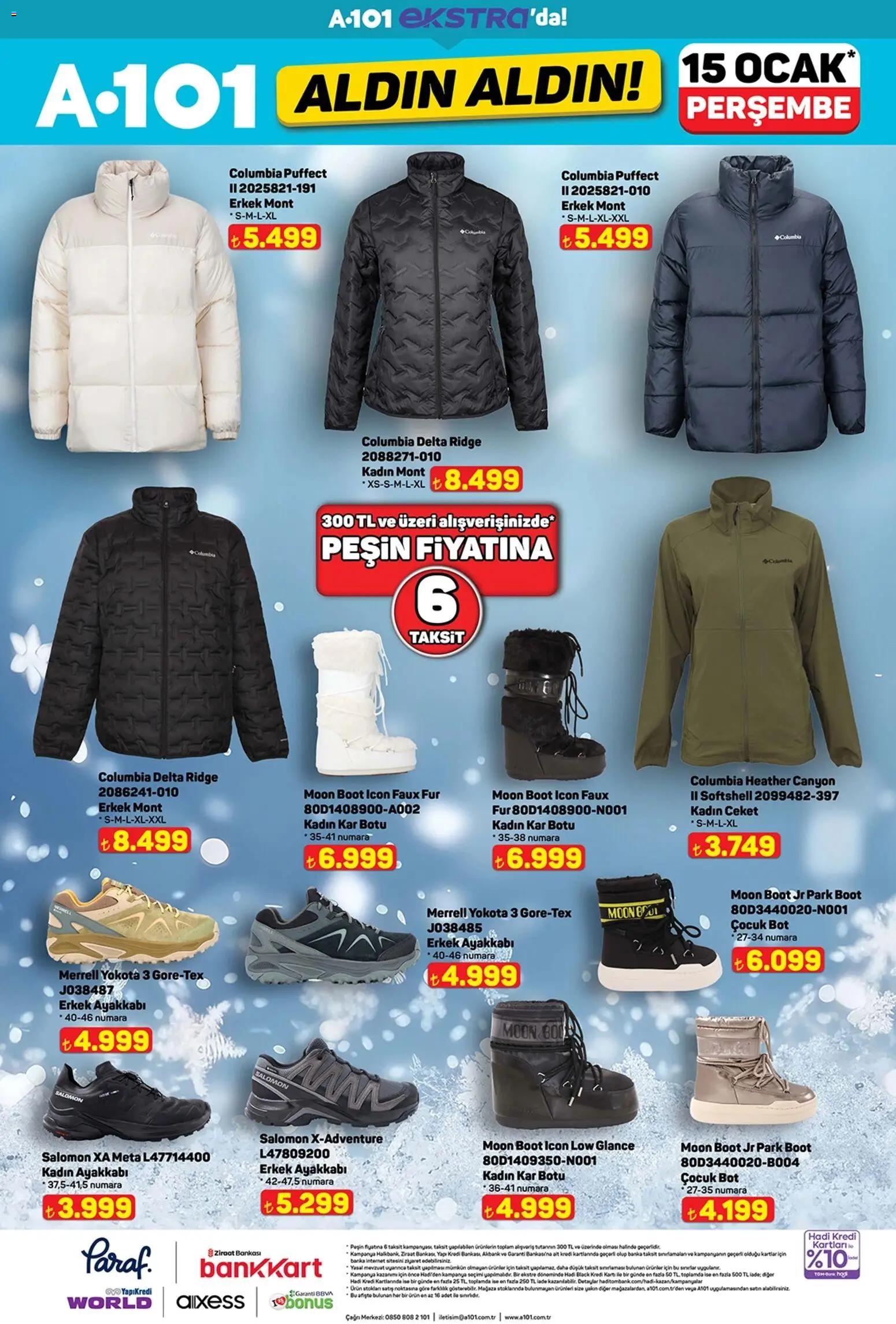 A101 Katalog Aldın Aldın - 15.01.2026 tarihinden itibaren geçerlidir | Sayfa: 20 | Ürünler: Ceket, Mont, Bot, Ocak