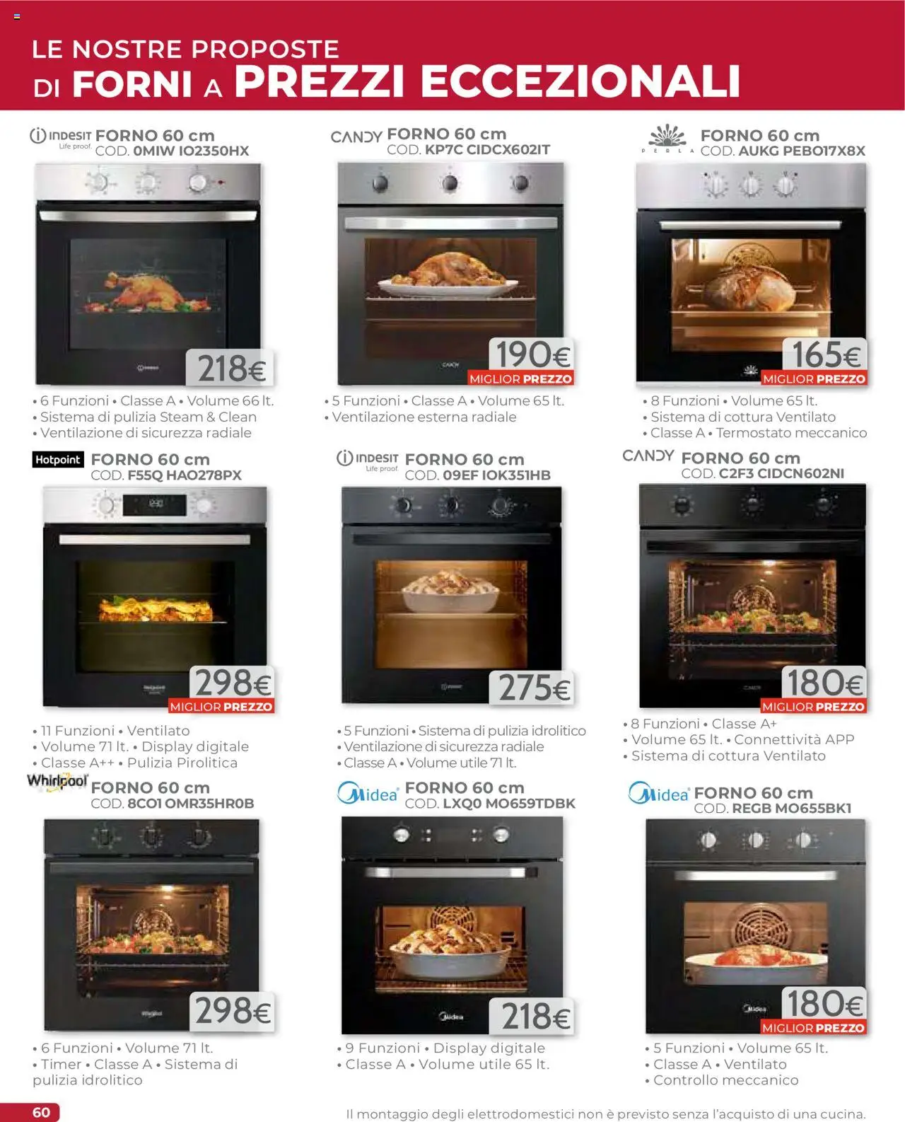 Volantino Mondo Convenienza del 01.09.2025 | Pagina: 62 | Prodotti: Forno