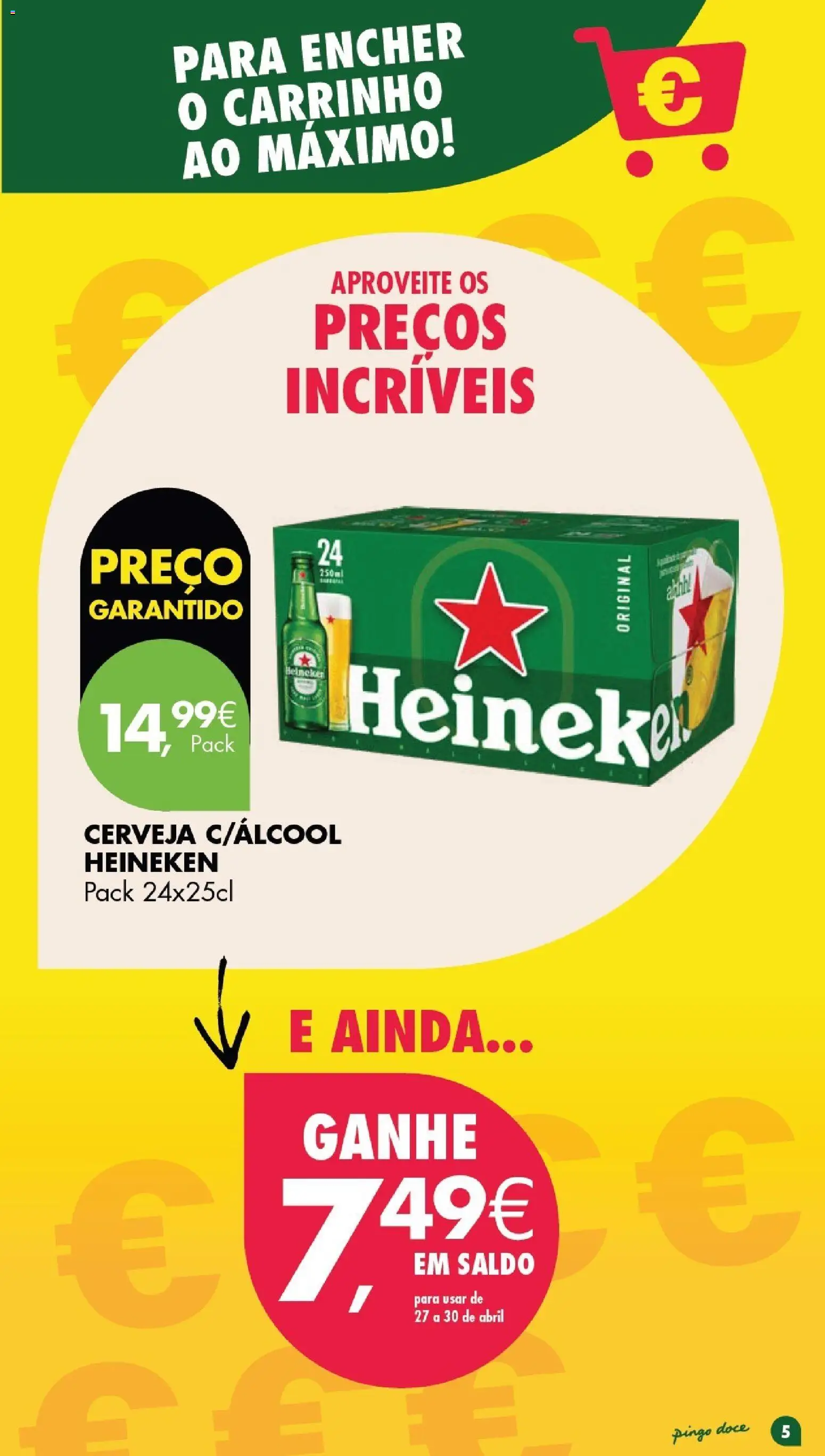 Pingo Doce Poupe este Fim de Semana │ válido de 24.04.2026 | Página: 5 | Produtos: Cerveja