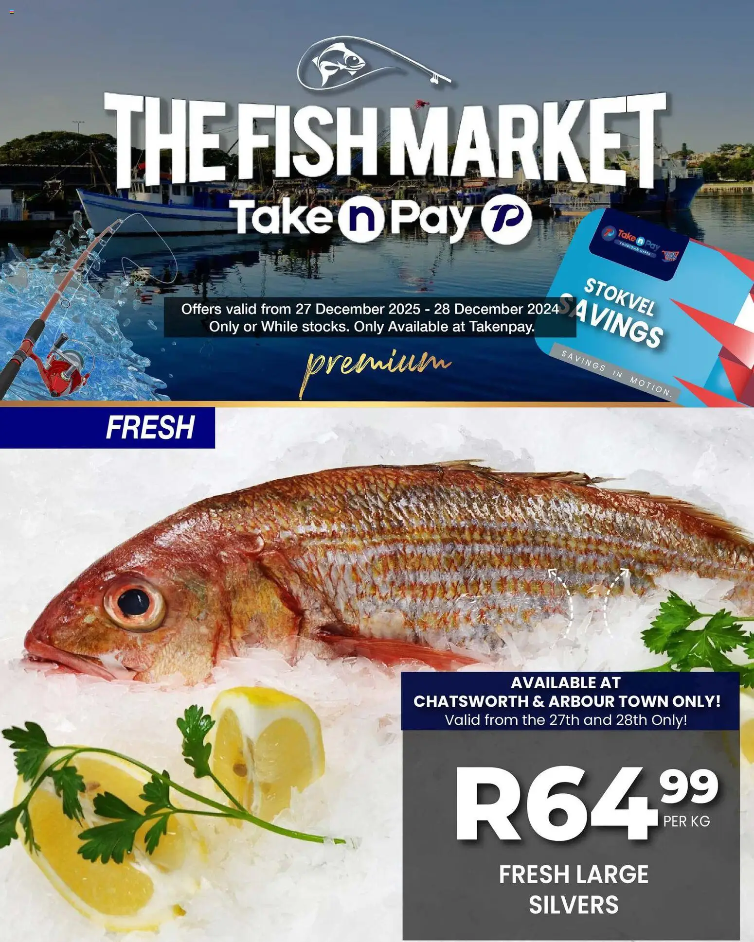 New Take n Pay catalogue – valid from 27.12.2025 | Page: 1 | Products: Fish