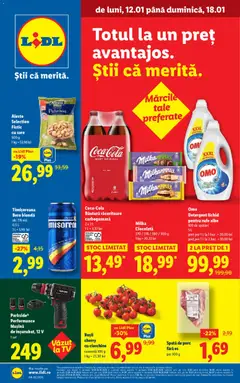 Ofertele Lidl valabile de la 12.01.2026