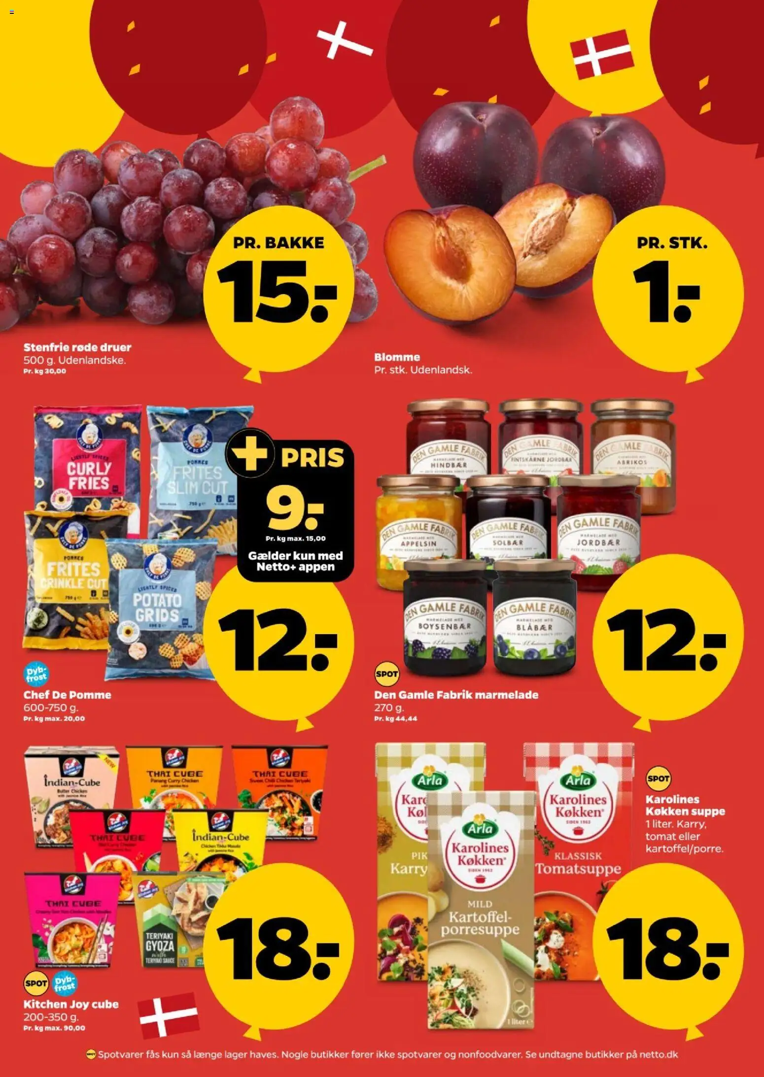Netto tilbudsavis – gyldig fra 21.02.2026 | Side: 2 | Produkter: Jordbær, Hindbær, Marmelade, Suppe