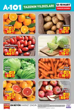 12.03.2026 tarihinden itibaren geçerli olan A101 kataloğu önizlemesi | Sayfa: 2