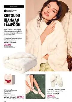 Oriflame-mainoslehti voimassa 31.12.2025 alkaen | Sivu: 134 | Tuotteet: Viltti, Peitto, Tossut