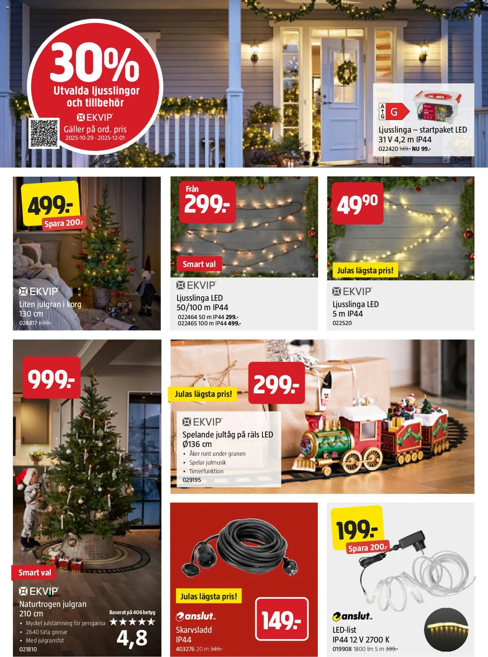 Jula reklamblad aktuell från 13.11.2025 | Sida: 2 | Produkter: Galler, Korg, Ljusslinga