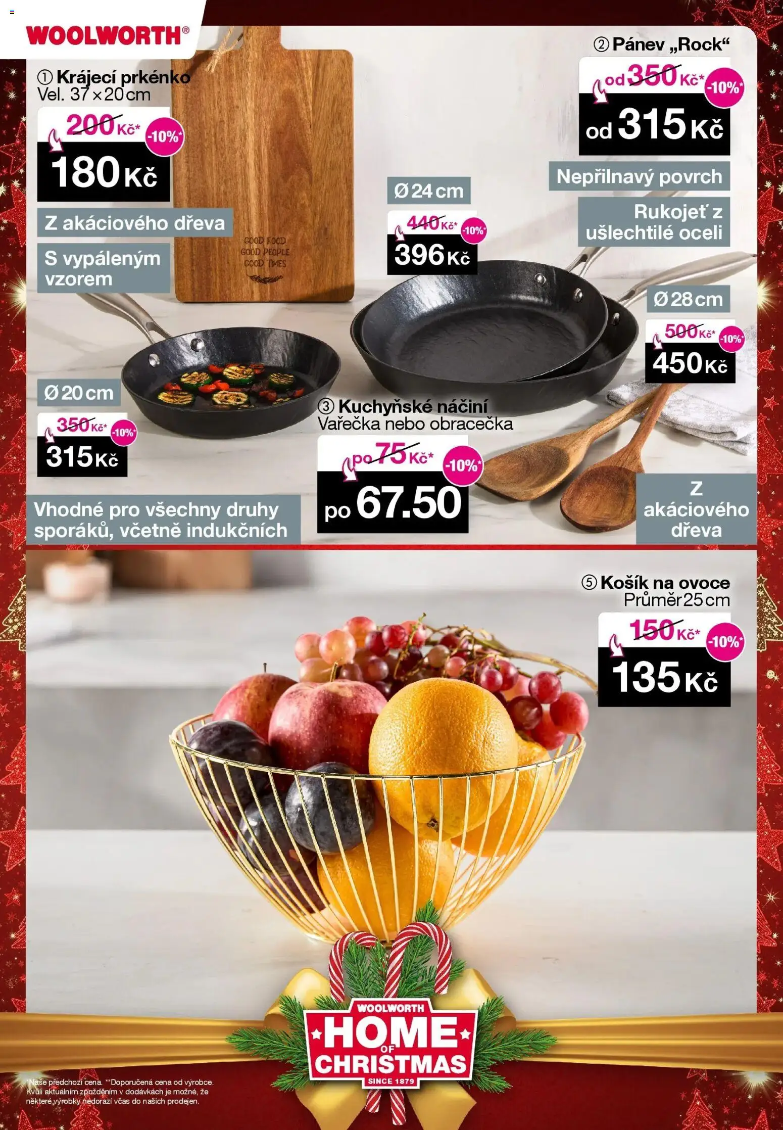 Woolworth leták od 28.11.2025 | Strana: 3 | Produkty: Ovoce, Pánev, Košík, Vařečka