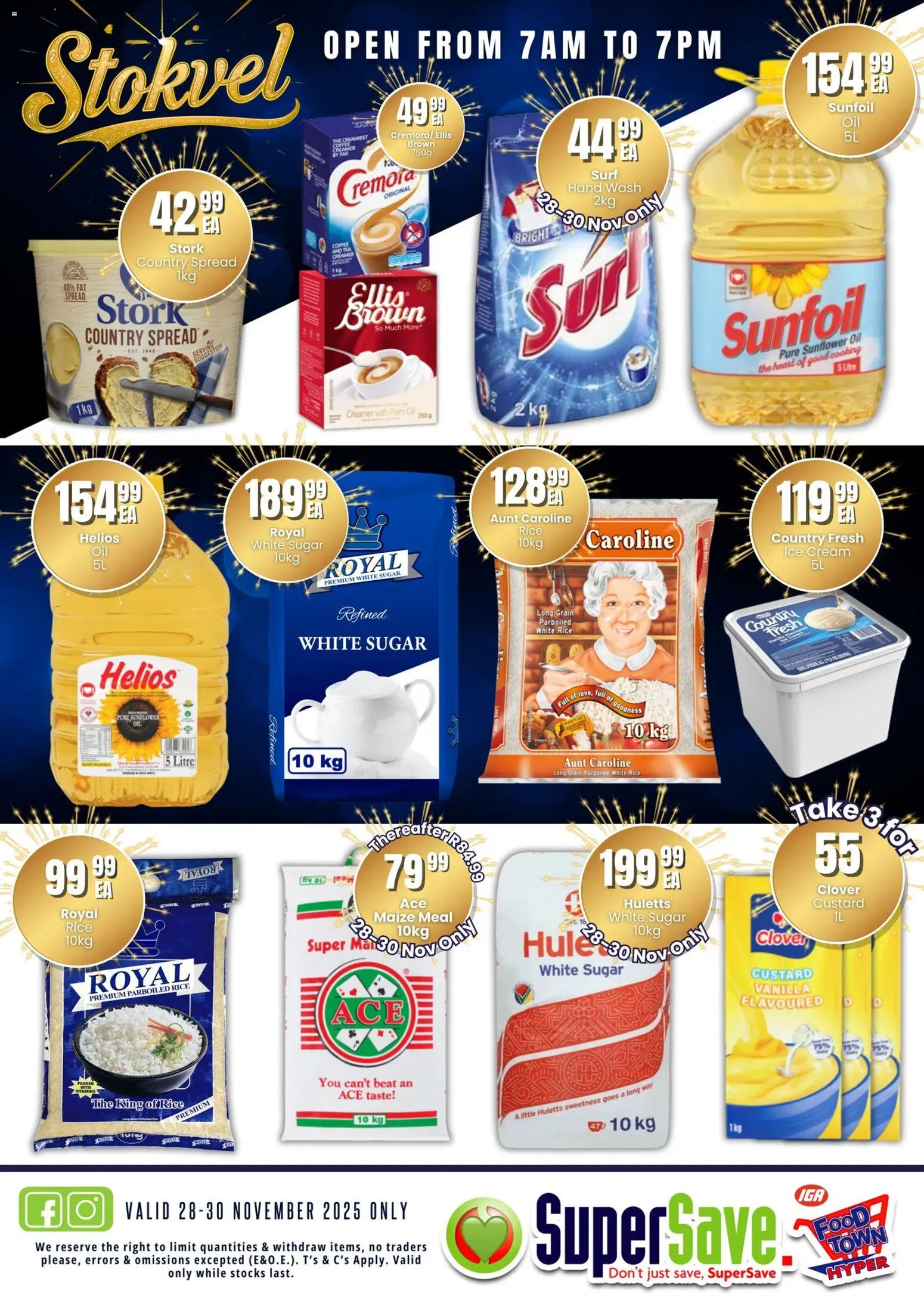 New Super Save catalogue – valid from 28.11.2025 | Page: 2 | Products: Custard, Coffee, Rice, Tea