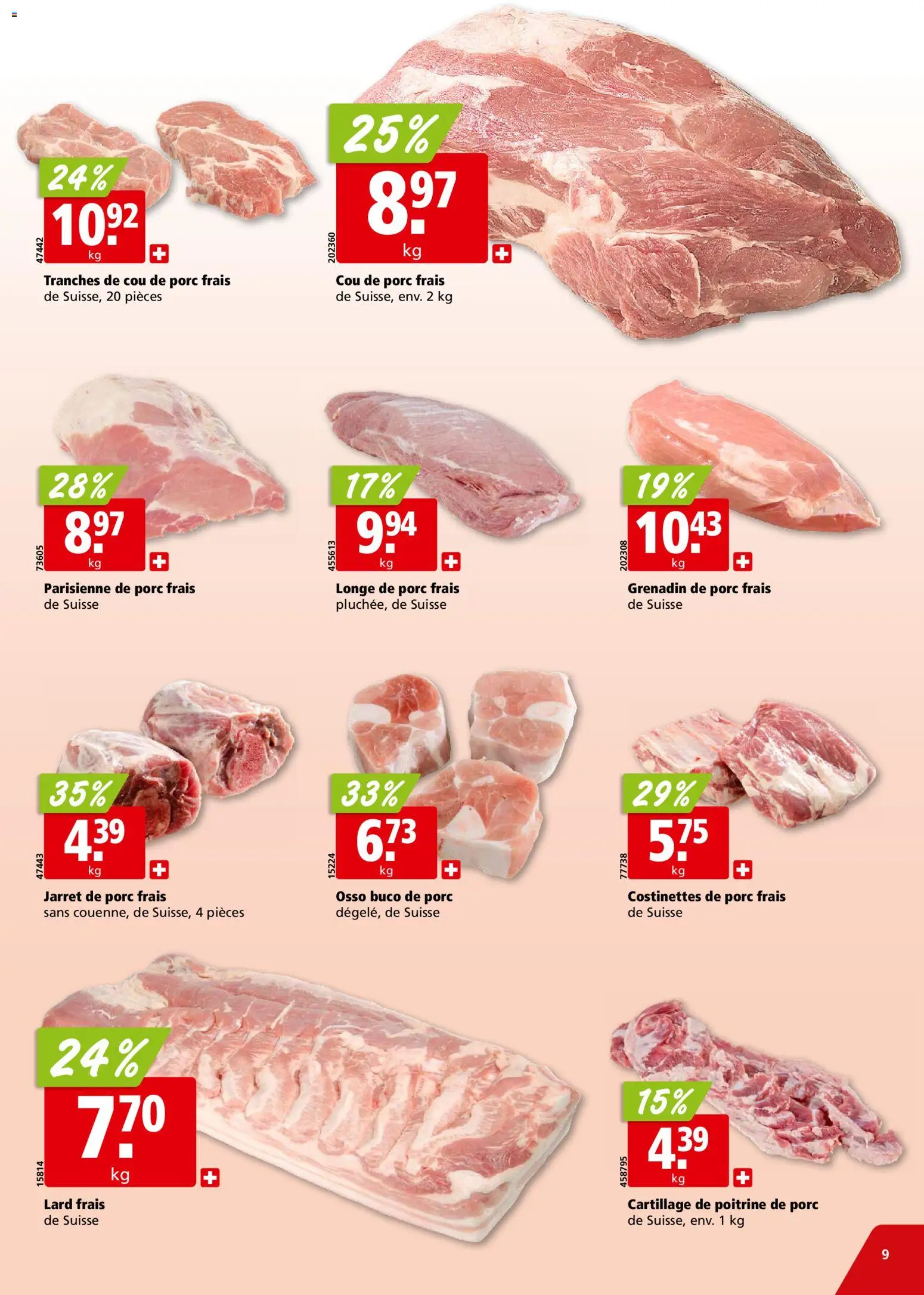 Aligro Aktionen Chavannes, Matran, Genève, Sion – gültig ab 16.02.2026 | Seite: 9