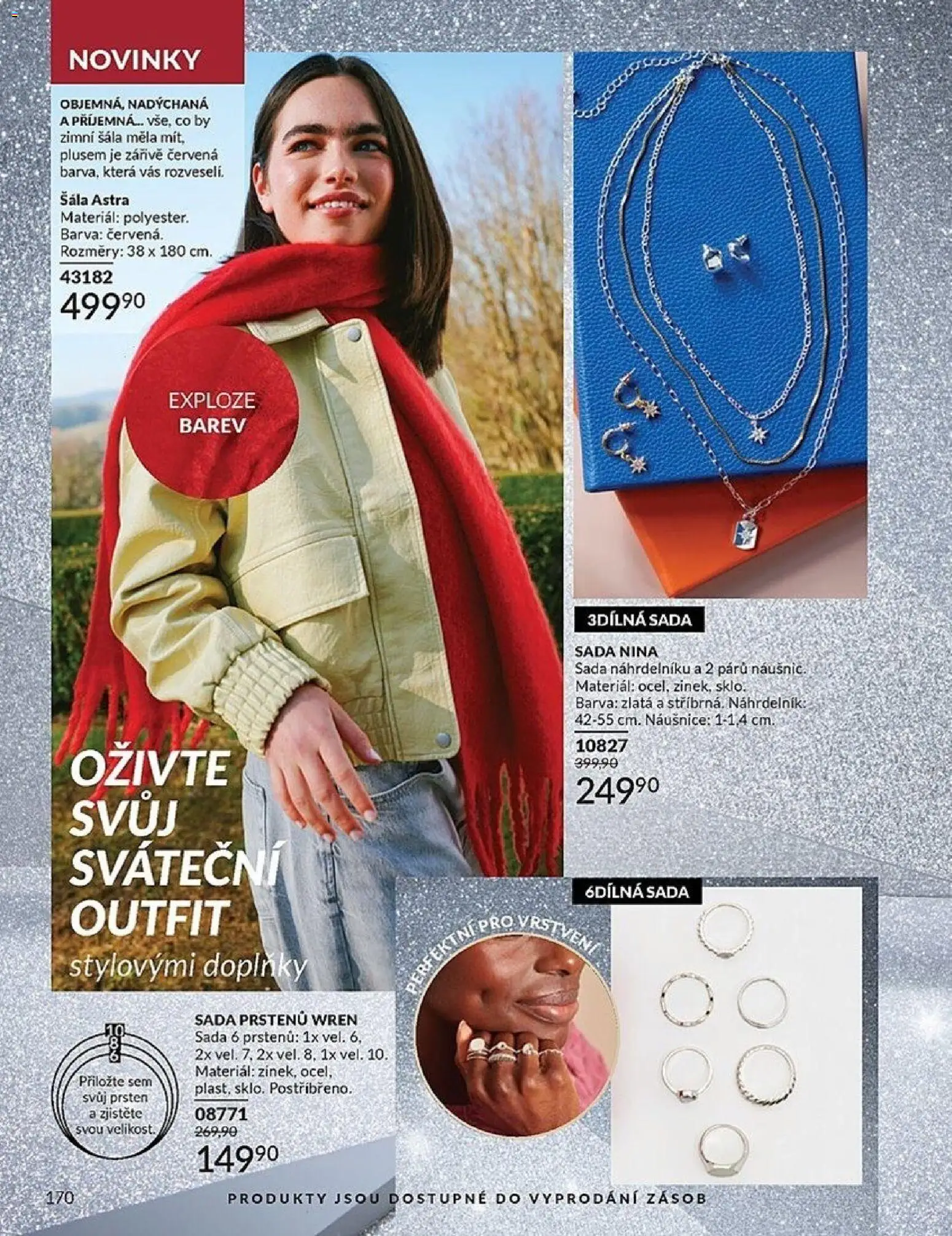 Avon katalog 12/2025 od 01.12.2025 | Strana: 170 | Produkty: Šála, Naušnice