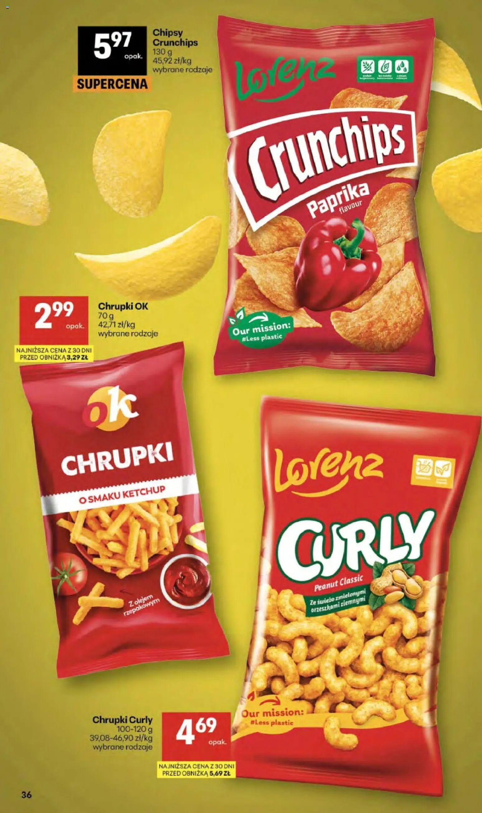 Delikatesy Centrum gazetka od 02.04.2026 | Strona: 36 | Produkty: Chipsy, Ketchup, Chrupki