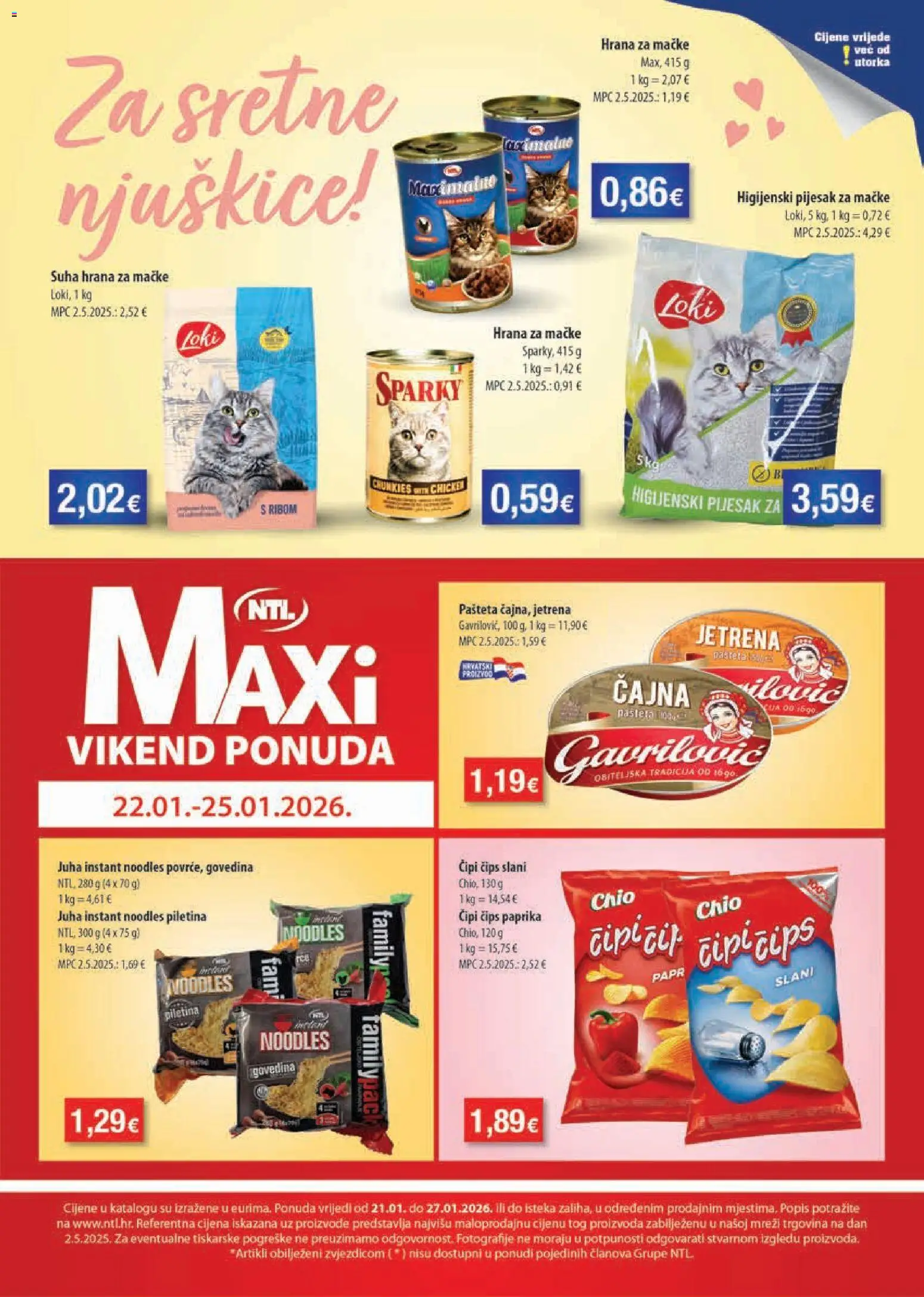 Bakmaz katalog | vrijedi od 21.01.2026 | Stranica: 16 | Proizvodi: Piletina, Govedina, Čips, Juha