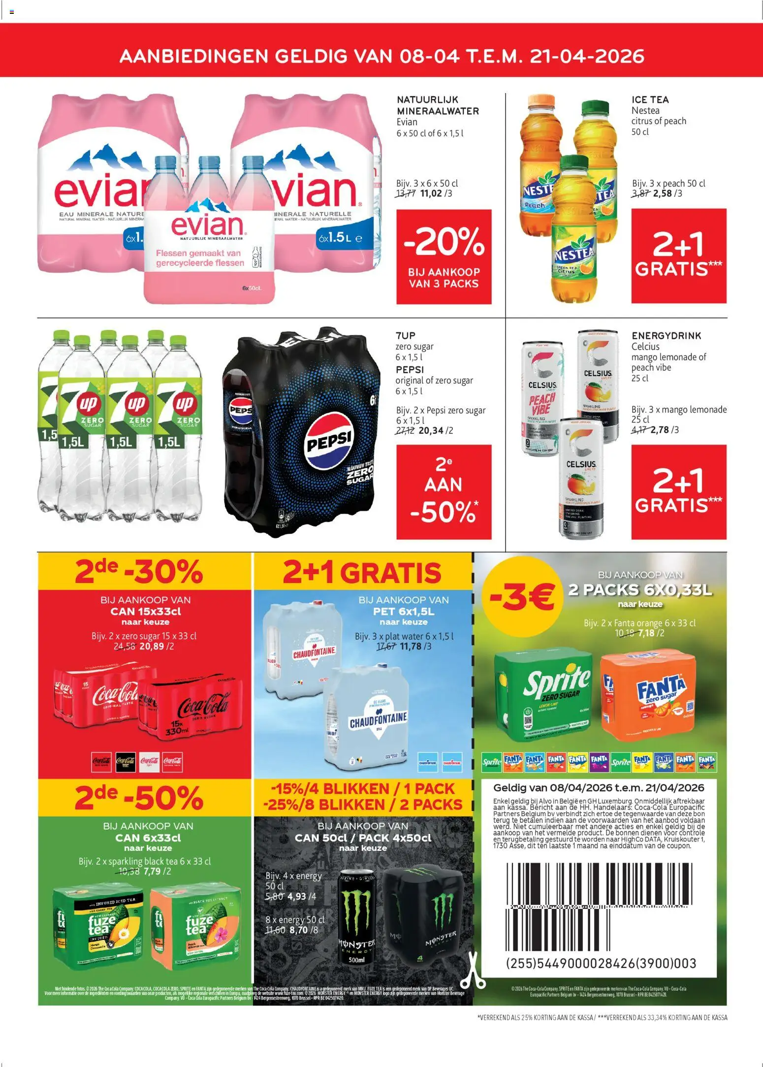 {H1} | Pagina: 9 | Producten: Fanta, Monster Energy, Monster, Mineraalwater