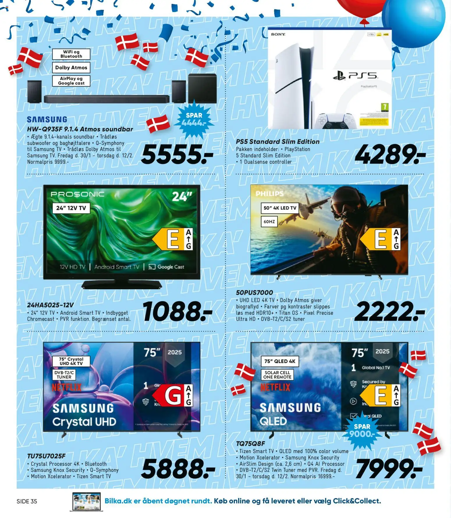 Bilka tilbudsavis – gyldig fra 30.01.2026 | Side: 31 | Produkter: Processor, Soundbar, Smart TV, TV