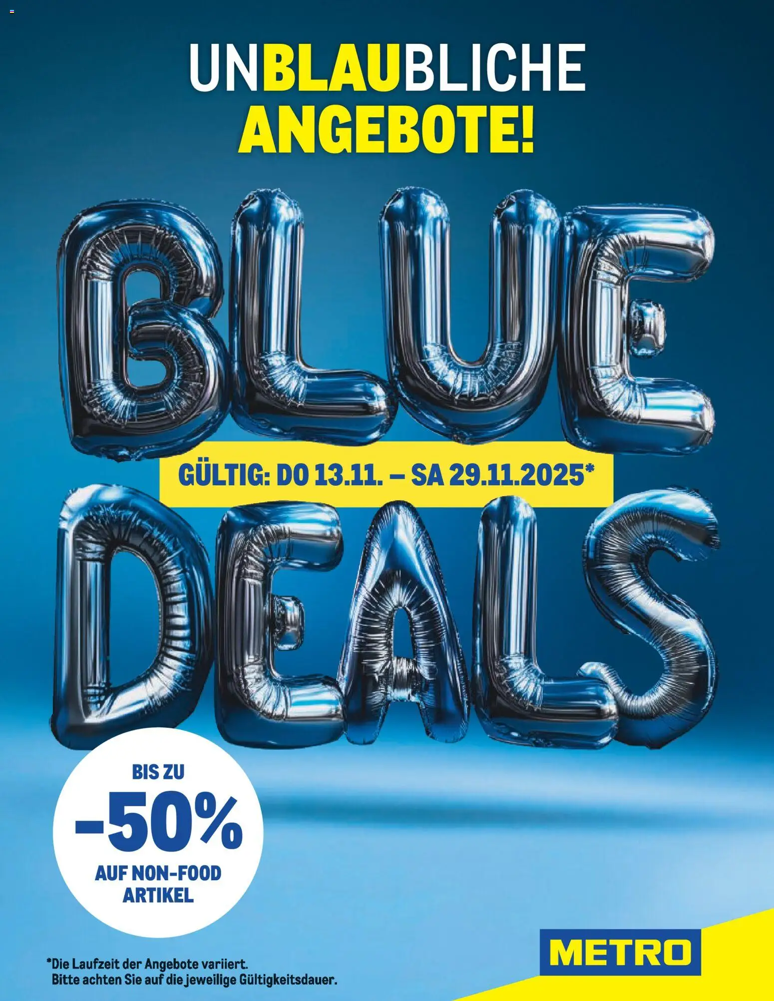 Metro Blue Deals gültig ab 13.11.2025 | Seite: 1