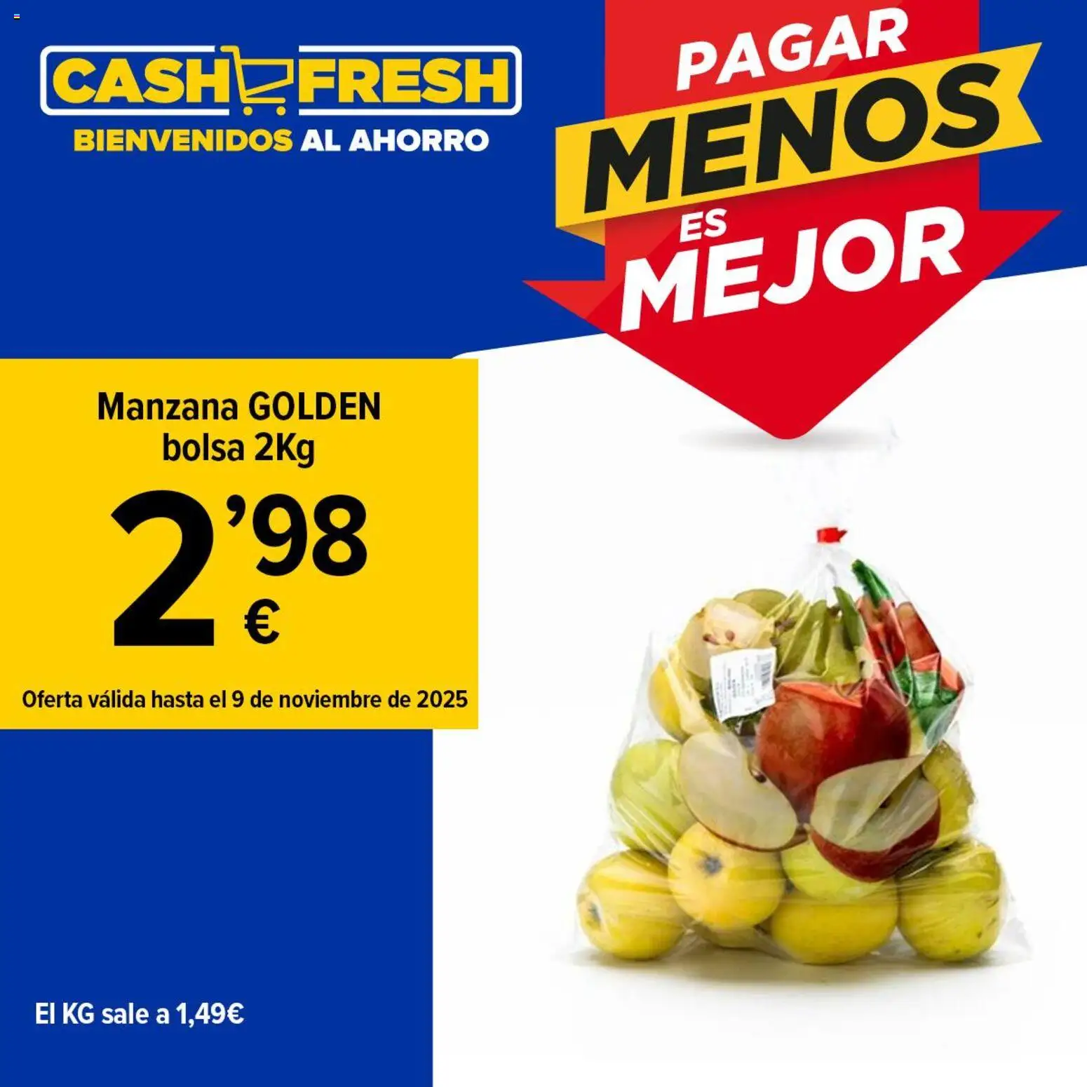 Cash Fresh folleto │ válido desde el 03.11.2025 | Página: 2 | Productos: Manzana, Bolsa