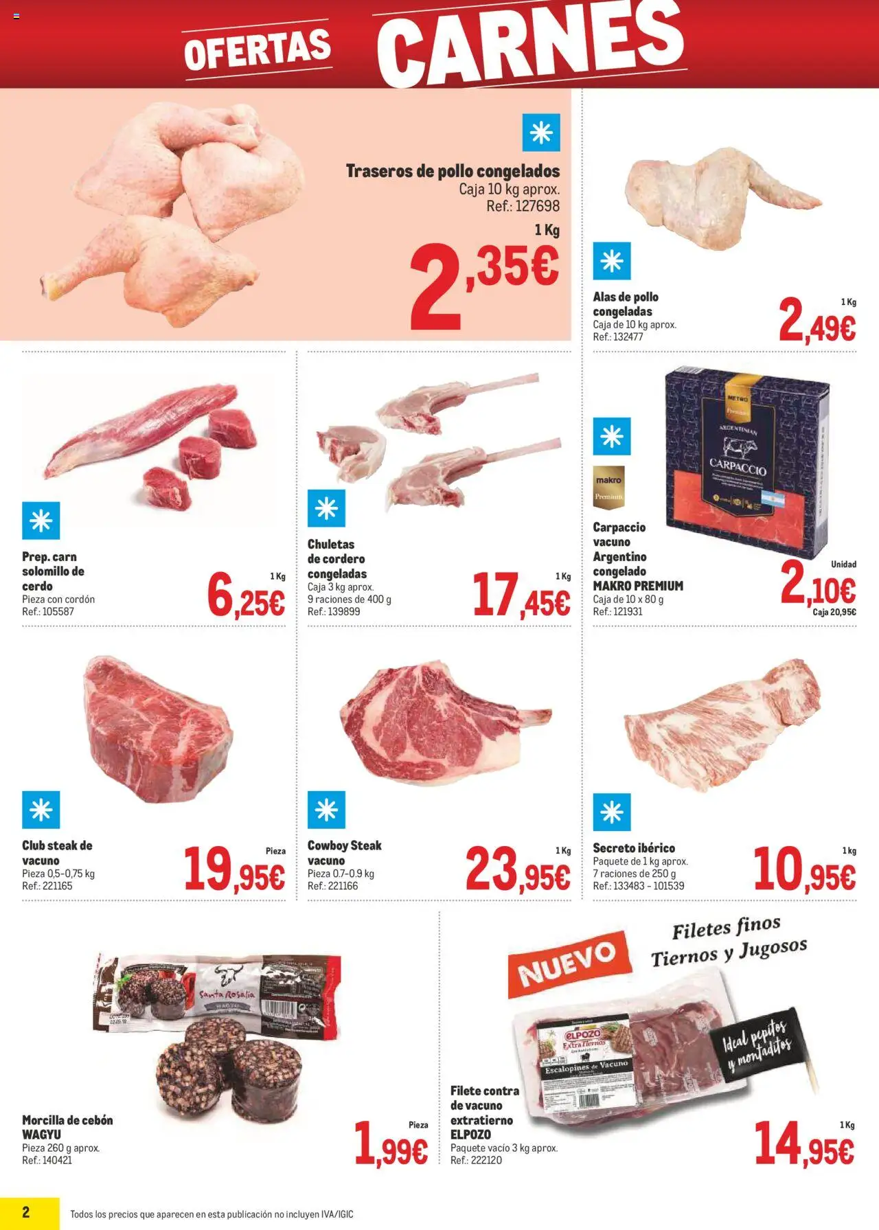 Makro - Precios Centro │ válido desde el 04.08.2025 | Página: 2 | Productos: Μπιμπερό, Cerdo, Φίλτρο καφέ, Filete