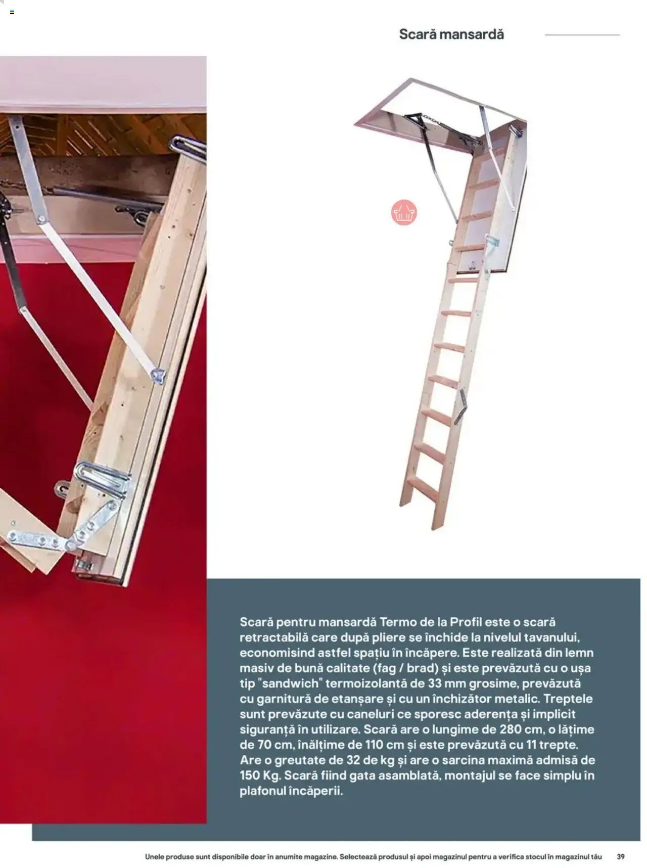 Noul catalog Brico Depot – valabil de la 13.06.2024 | Pagină: 39 | Produse: Scară, Ușă