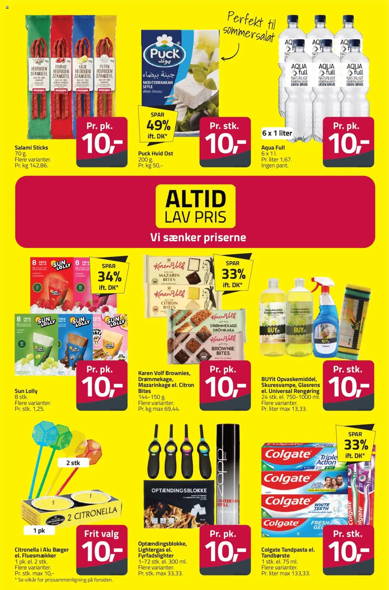 Fleggaard Tilbudsavis gyldig fra 18.06.2025 | Side: 24 | Produkter: Ost, Tandpasta, Opvaskemiddel, Cookies
