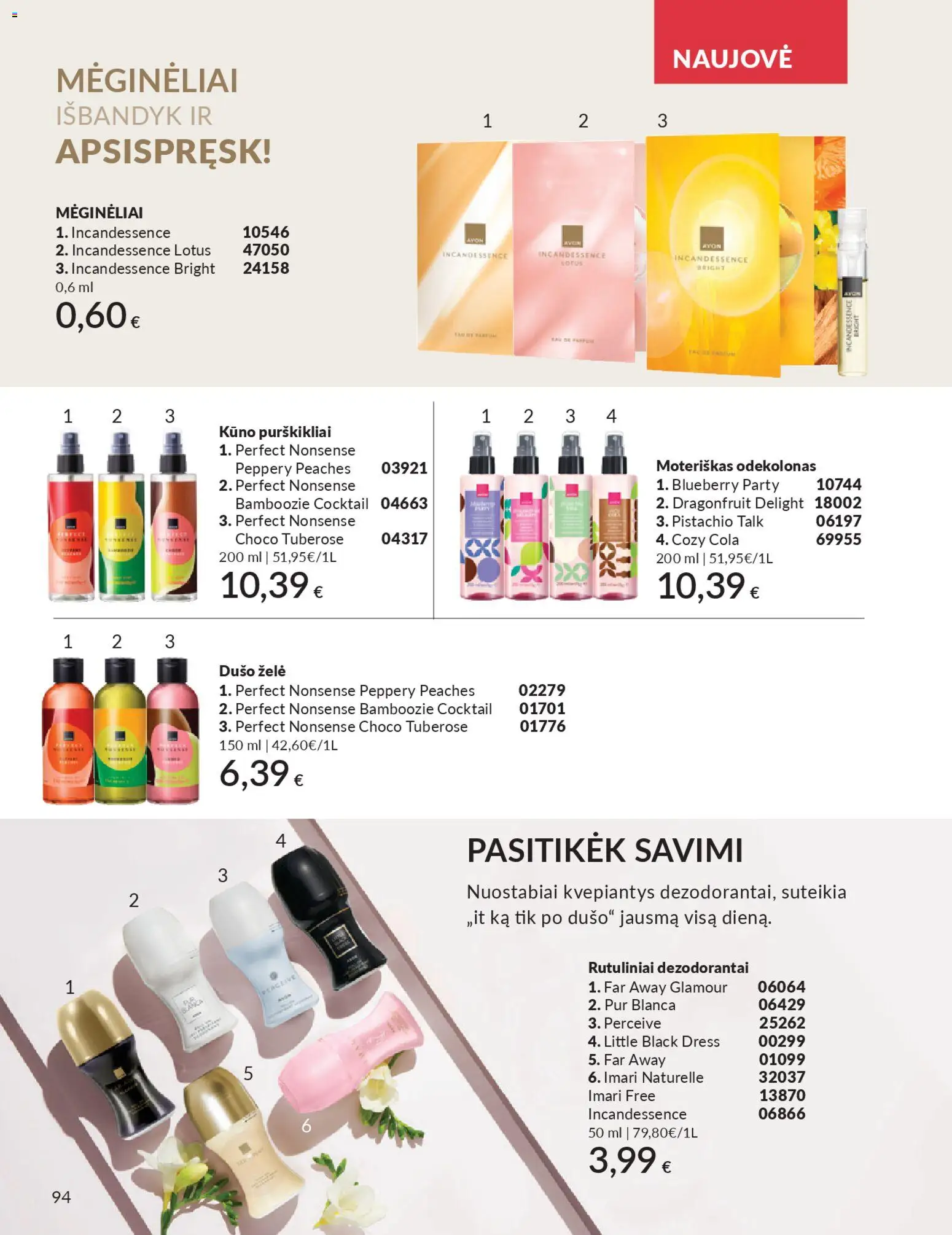 AVON akcijos nuo 01.04.2026 | Puslapis: 94