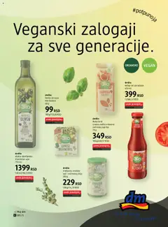 dmBio ekstra devičansko maslinovo ulje, ekstra devičansko maslinovo ulje 750 ml - pregled DM Drogerie kataloga - važi od 09.10.2025 | Strana: 52