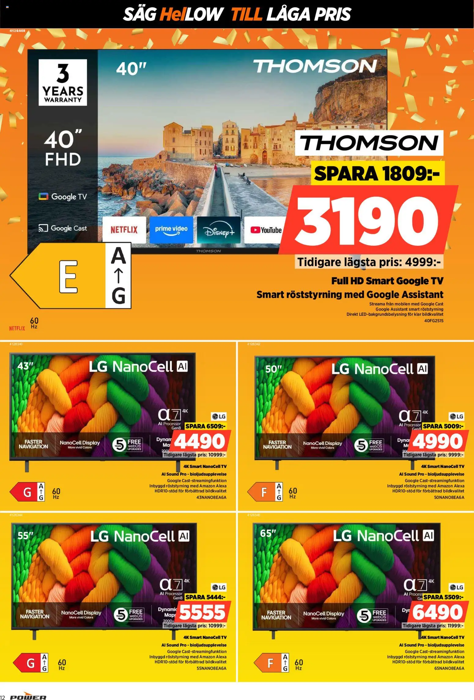 Power reklamblad aktuell från 09.02.2026 | Sida: 12