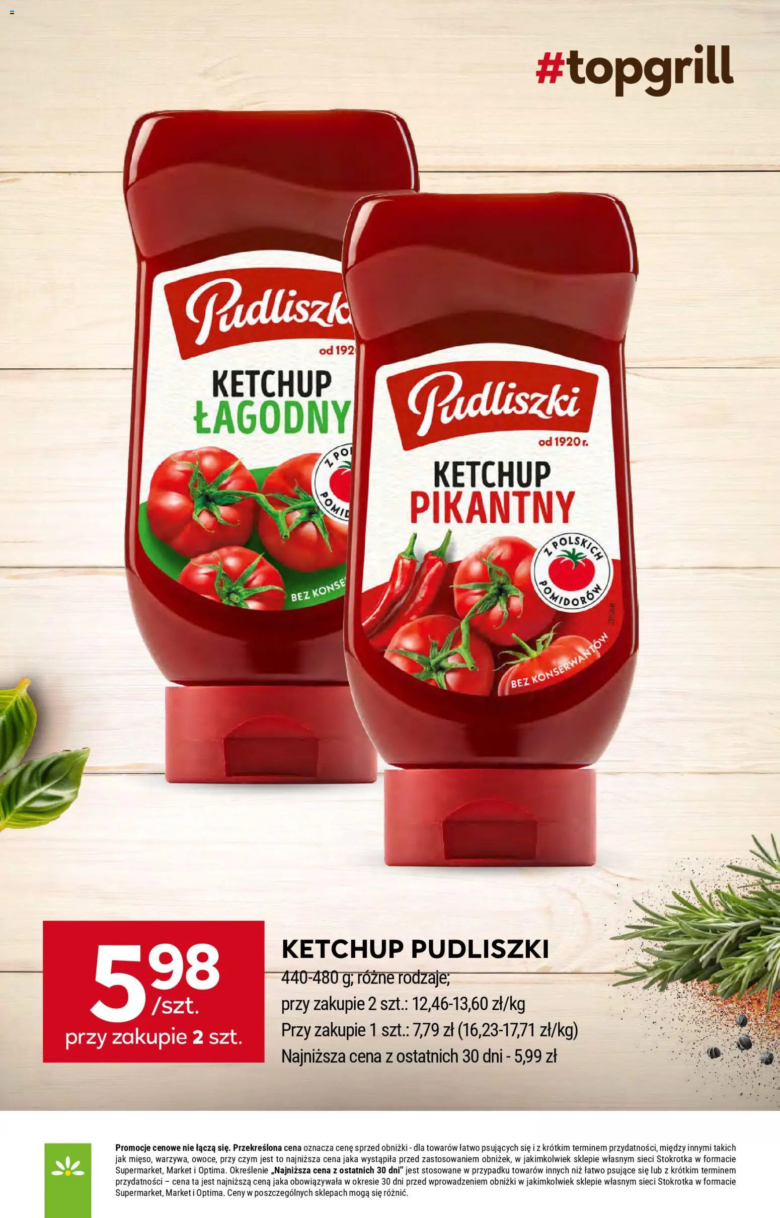 Stokrotka gazetka - Market od 23.04.2026 | Strona: 14 | Produkty: Ketchup, Stokrotka, Ketchup pudliszki