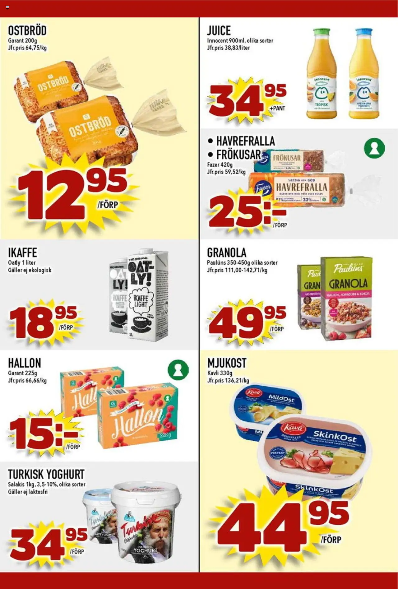 Matdax reklamblad aktuell från 18.08.2025 | Sida: 15 | Produkter: Galler, Juice, Hallon, Häll